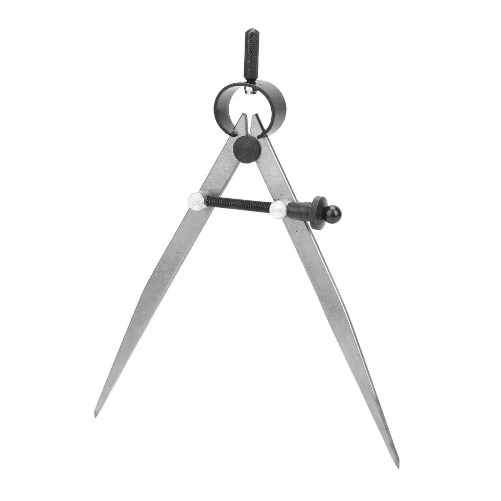 Wing Divider Compass, Spring Divider Caliper, Spring Divider Compass, Wide Application Leathercraft Compass, do sprzętu warsztatowego do sprzętu przemysłowego (150 mm)
