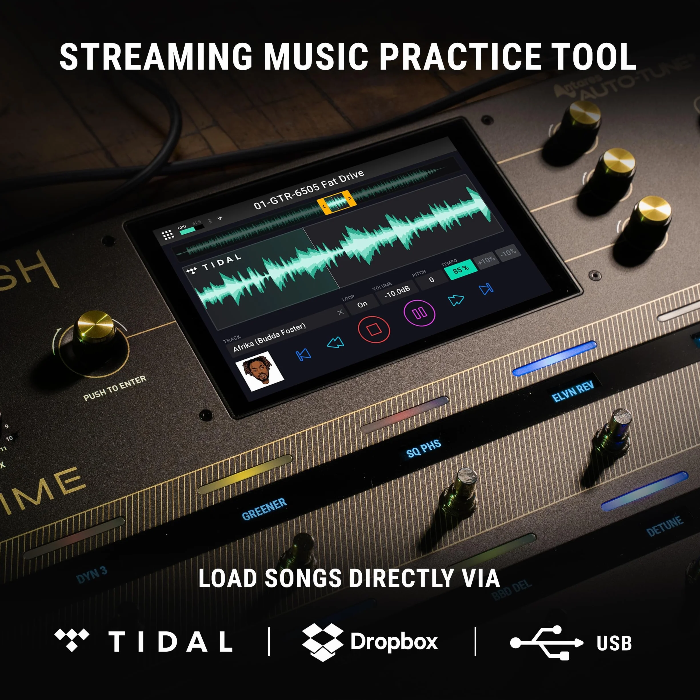 HeadRush Prime – Multiefekt do gitary i wokali z procesorem modelującym, Amp Clonerem, Antares Auto-Tune, WiFi, ekranem dotykowym, Looperem, Bluetooth