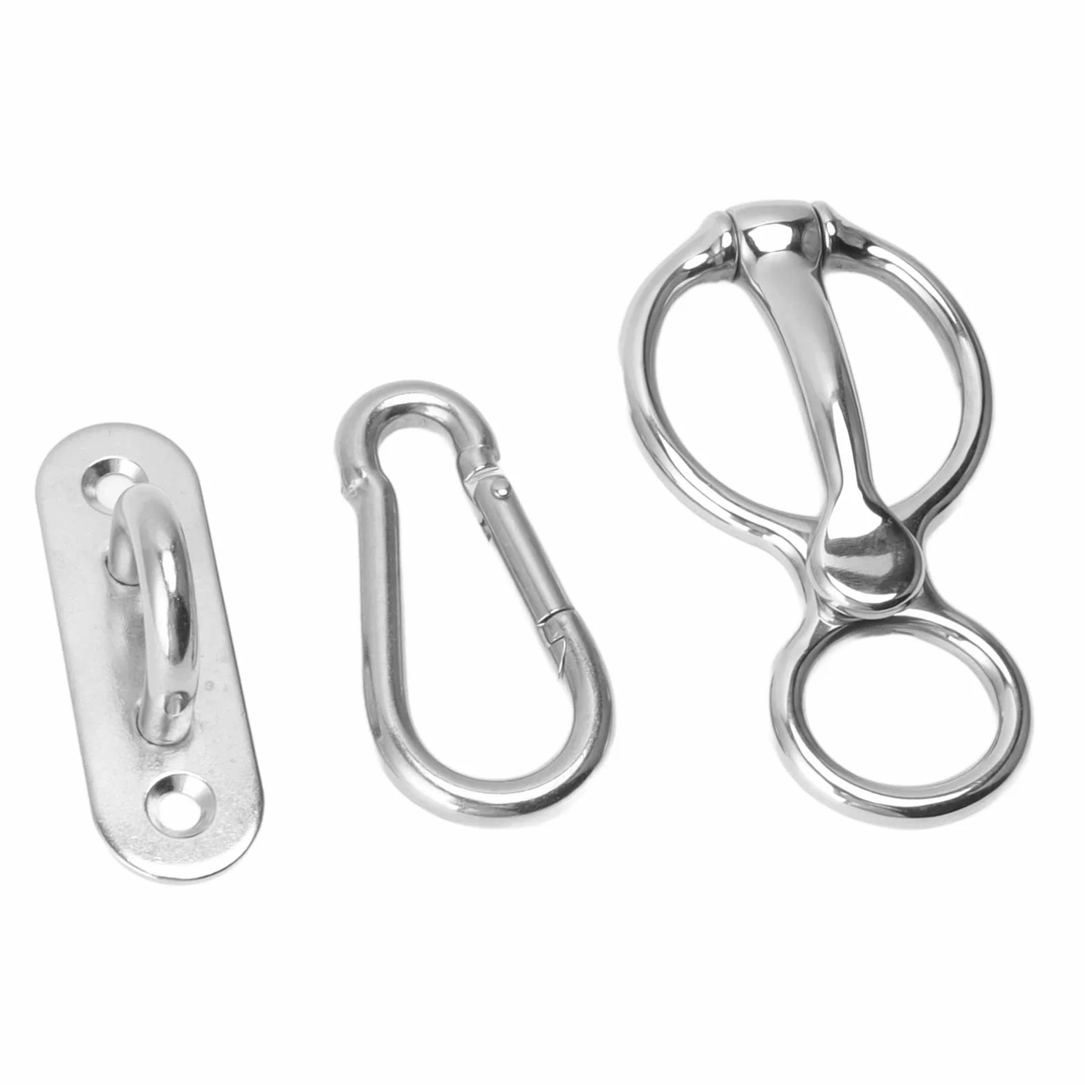 Pferde-Krawattenring, Pferdezubehör, Halbrunder Ring aus Edelstahl, Pferdetrainingsausrüstung, Sicheres Pferdezubehör Zum Zurückziehen