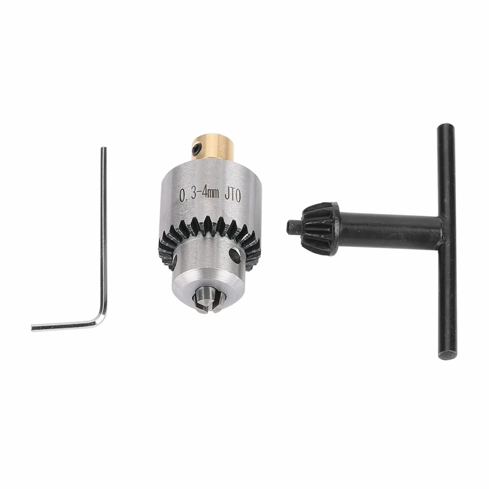 Uchwyt Wiertarski JTO Mini Uchwyt Wiertarski Stożkowy z Kluczem do Tokarek Wiertarka Elektryczna i Prasy Wiertarskie 0.3-4mm