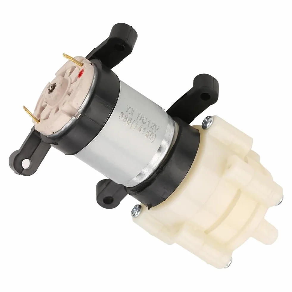 Membranowa pompa wodna 12 V Mini elektryczna pompa wodna 1,5-2 l/min ciśnieniowa pompa wody membranowa, do ekspresu do herbaty zbiornika ryb, 10 x 6 x 3,5 cm
