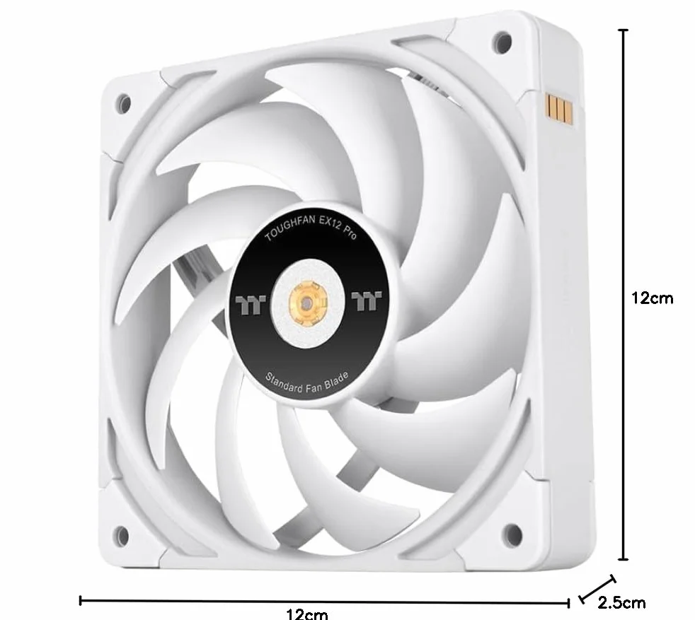 Thermaltake TOUGHFAN EX12 Pro | Swappable Edition | Snow | 3 Pack