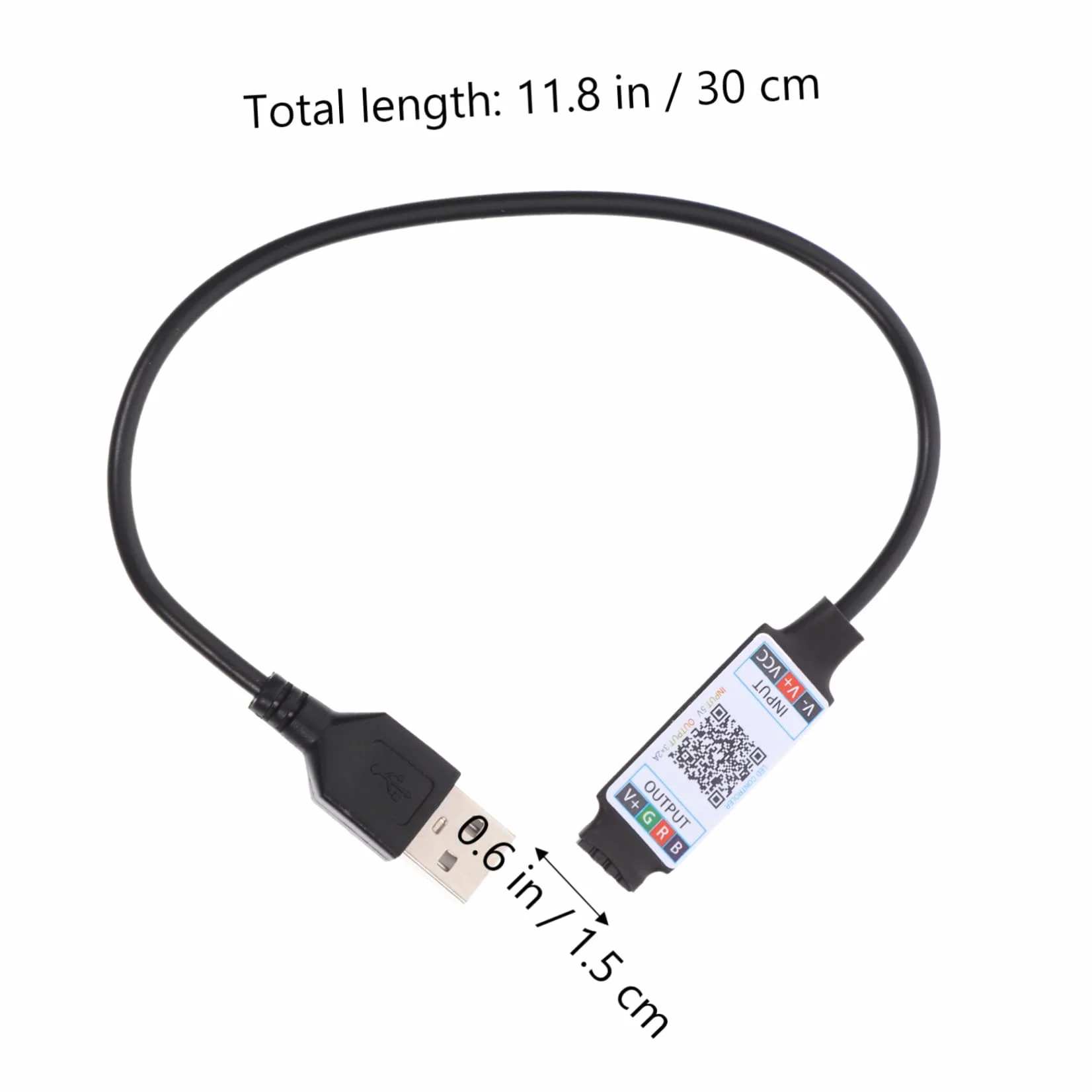 WOONEKY Kontroler Led Rgb Usb z Funkcją Muzyki Pinowy Zdalny Sterownik Taśmy Led Inteligentny Kontroler Do Dekoracji Wnętrz Sypialni Salonie Biurze i Szkole