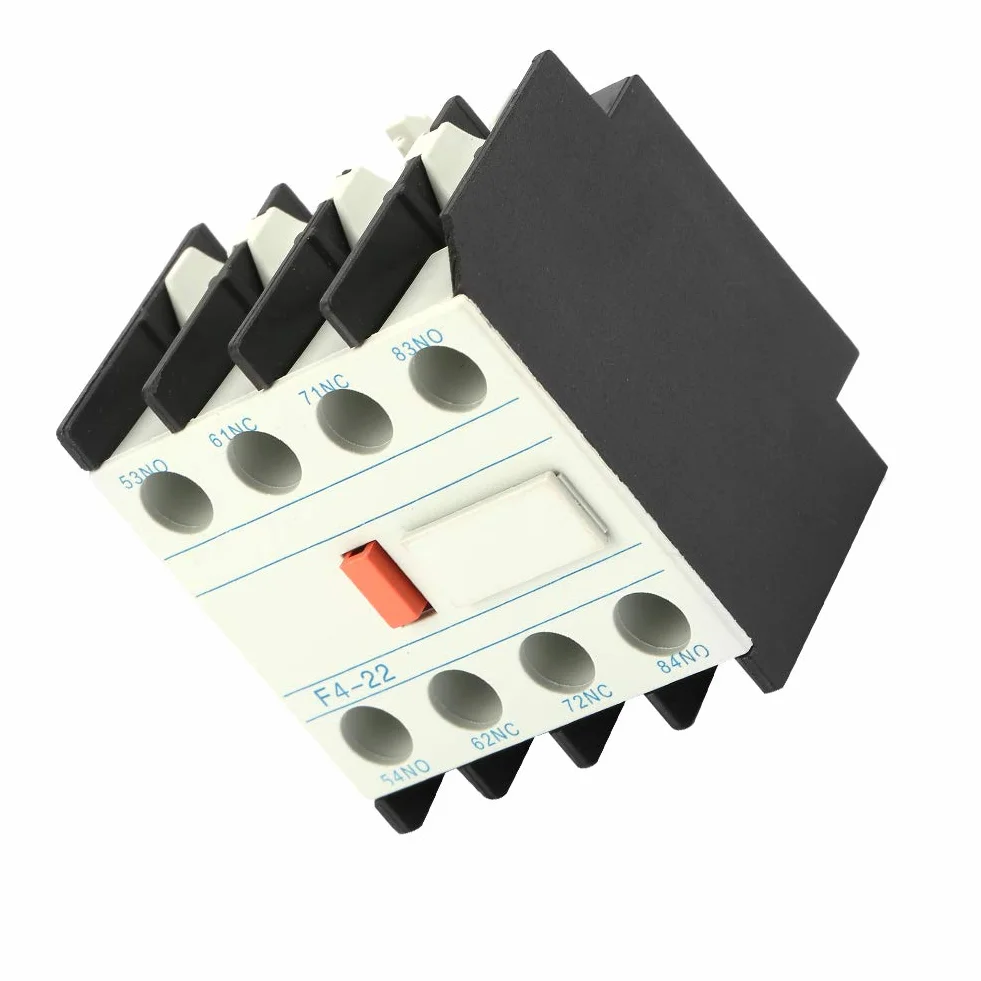 Stycznik AC LADN22 Schakelaar F4-22 z Blokiem Styków Biodrowych 2 NO 2 NC Pasujący do Sprzętu Elektrycznego