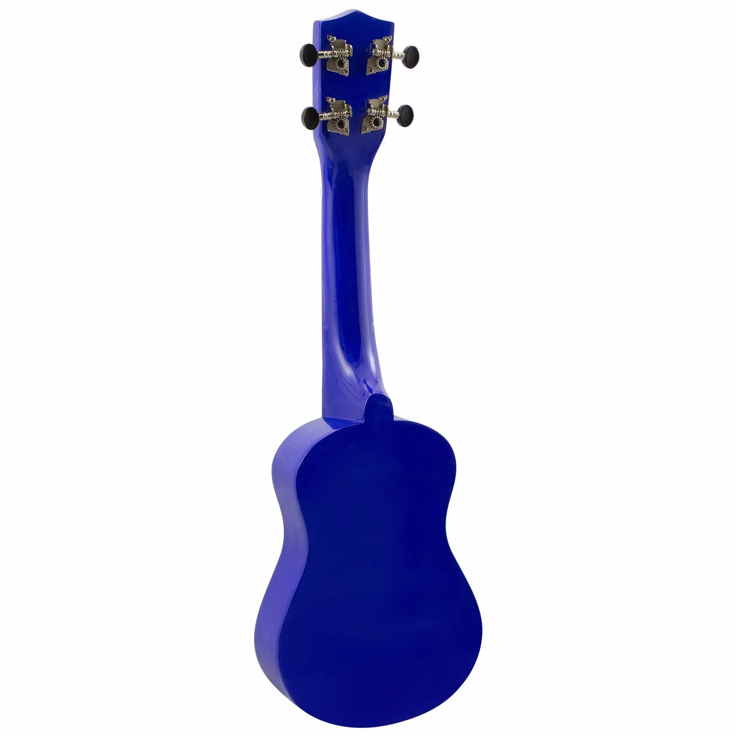 Leworęczne ukulele sopranowe dla początkujących w kolorze niebieskim z bezpłatną torbą