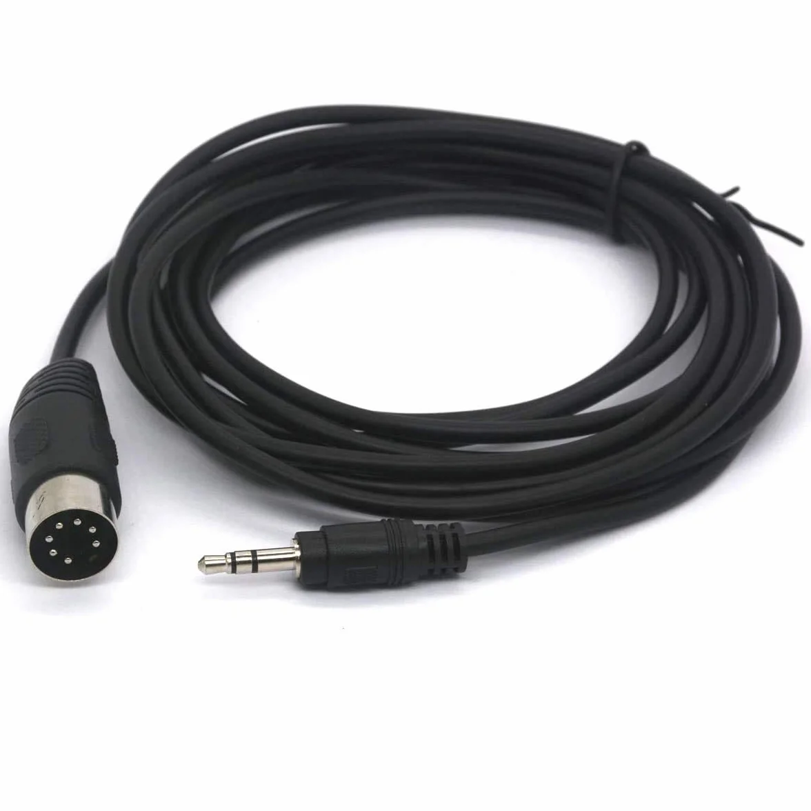 7-pinowy kabel DIN, męski na 3,5 mm 1/8" męski adapter audio kabel do Bang & Olufsen B&O, Naim, Quad systemy stereo (1,5 metra)