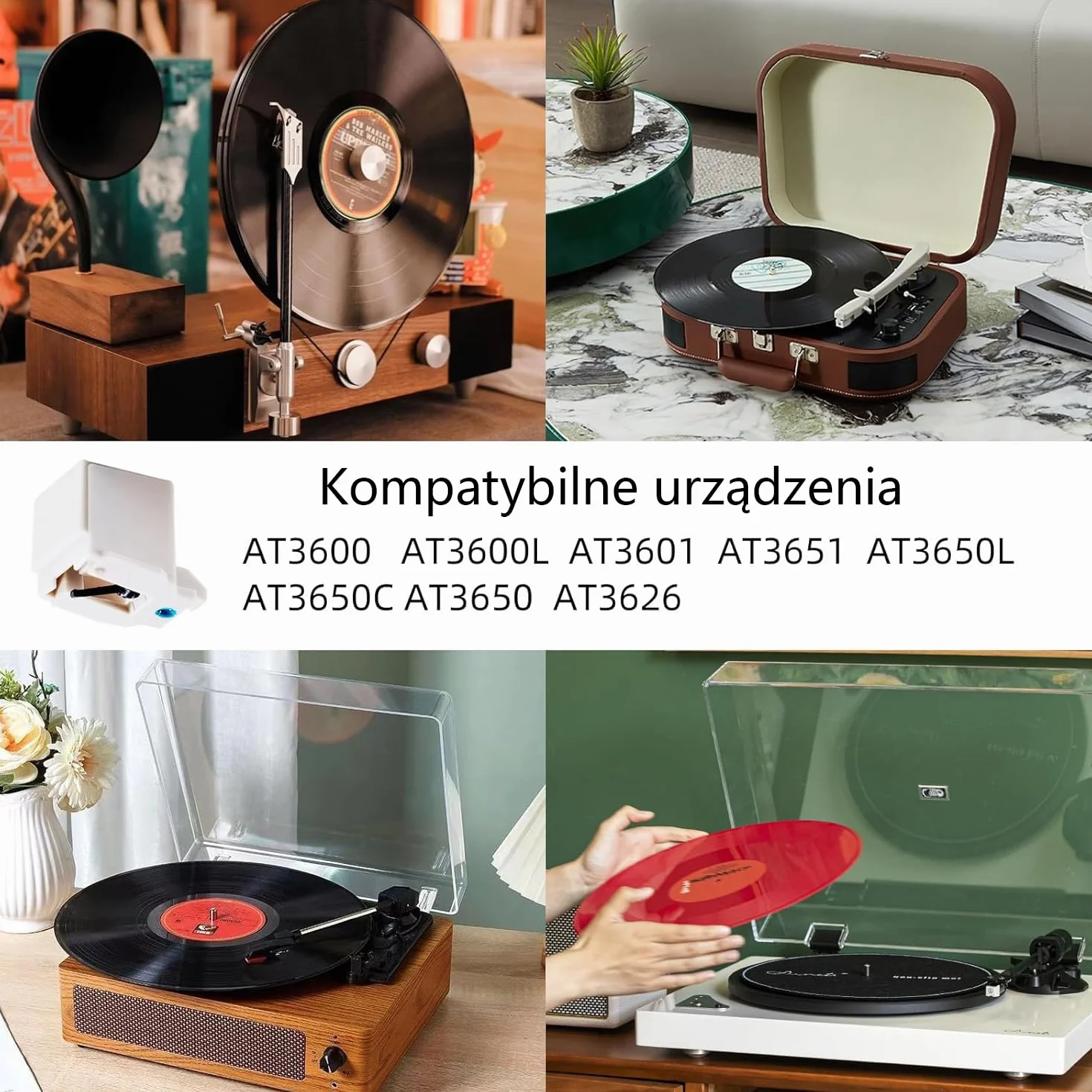 Wymienna igła do odtwarzacza płyt, kompatybilna igła zastępcza Audio Technica, igła do nagrywania LP, szpilka zastępcza AT3600L, igła do nagrywania, igła do nagrywania, igła gramofonu,