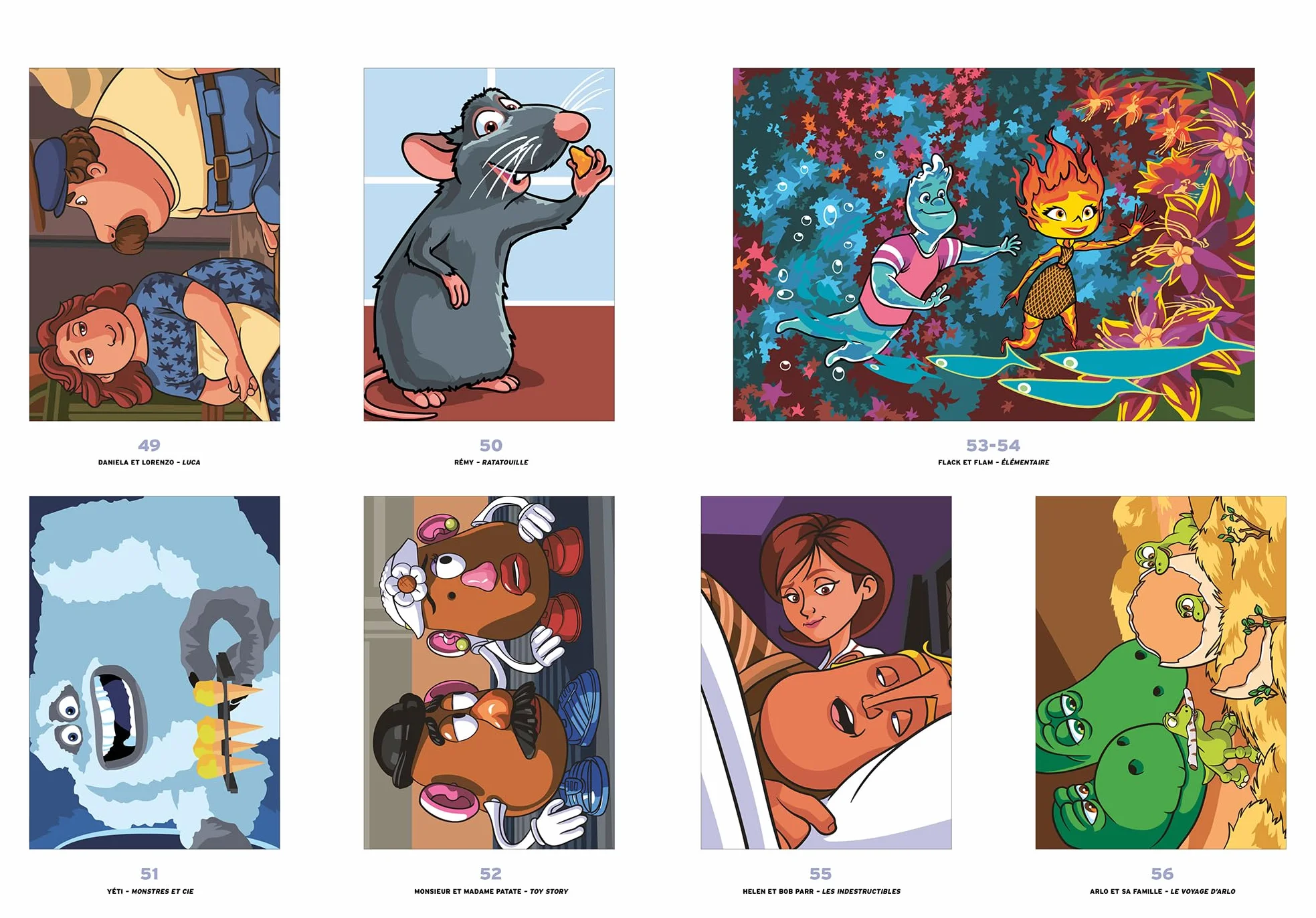 Coloriages mystères Disney - Best of Pixar