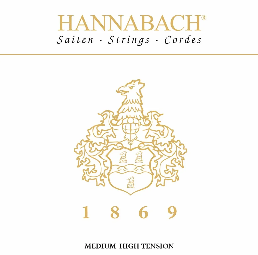 Hannabach Klassikgitarre-Saite E6 Serie 1869 Carbon/Gold MHT - 18696MHT