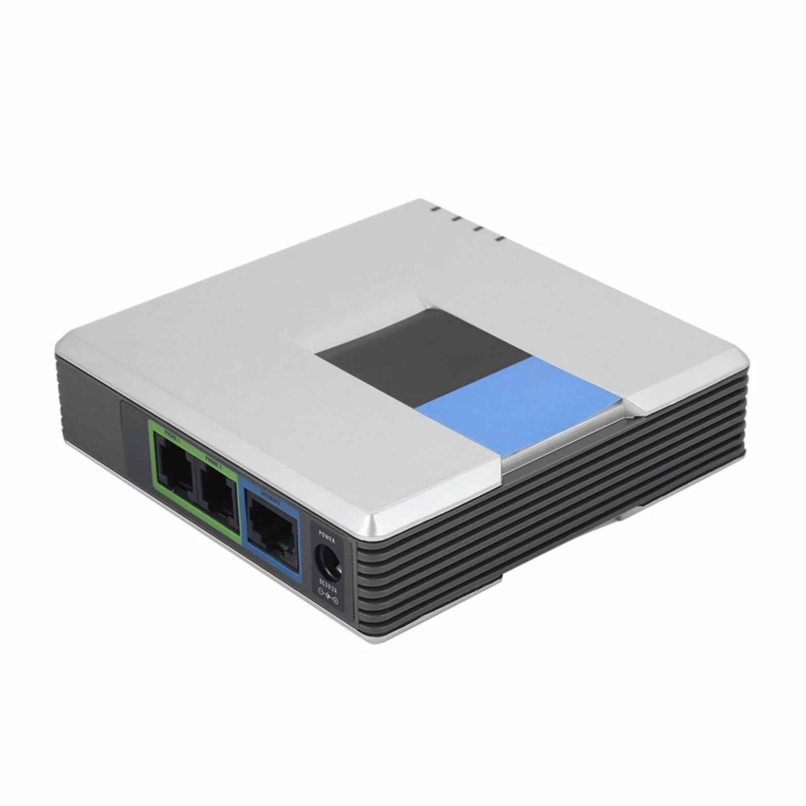 Bramka VoIP Adapter Telefonu VoIP do Kabla Voice over IP do Wtyczki 100 Pap2T Sip Rj45, Dwuportowy Przewód Bramy Adapter IP Analogowe Telefony Telefoniczne (Generictze314ogap-02)