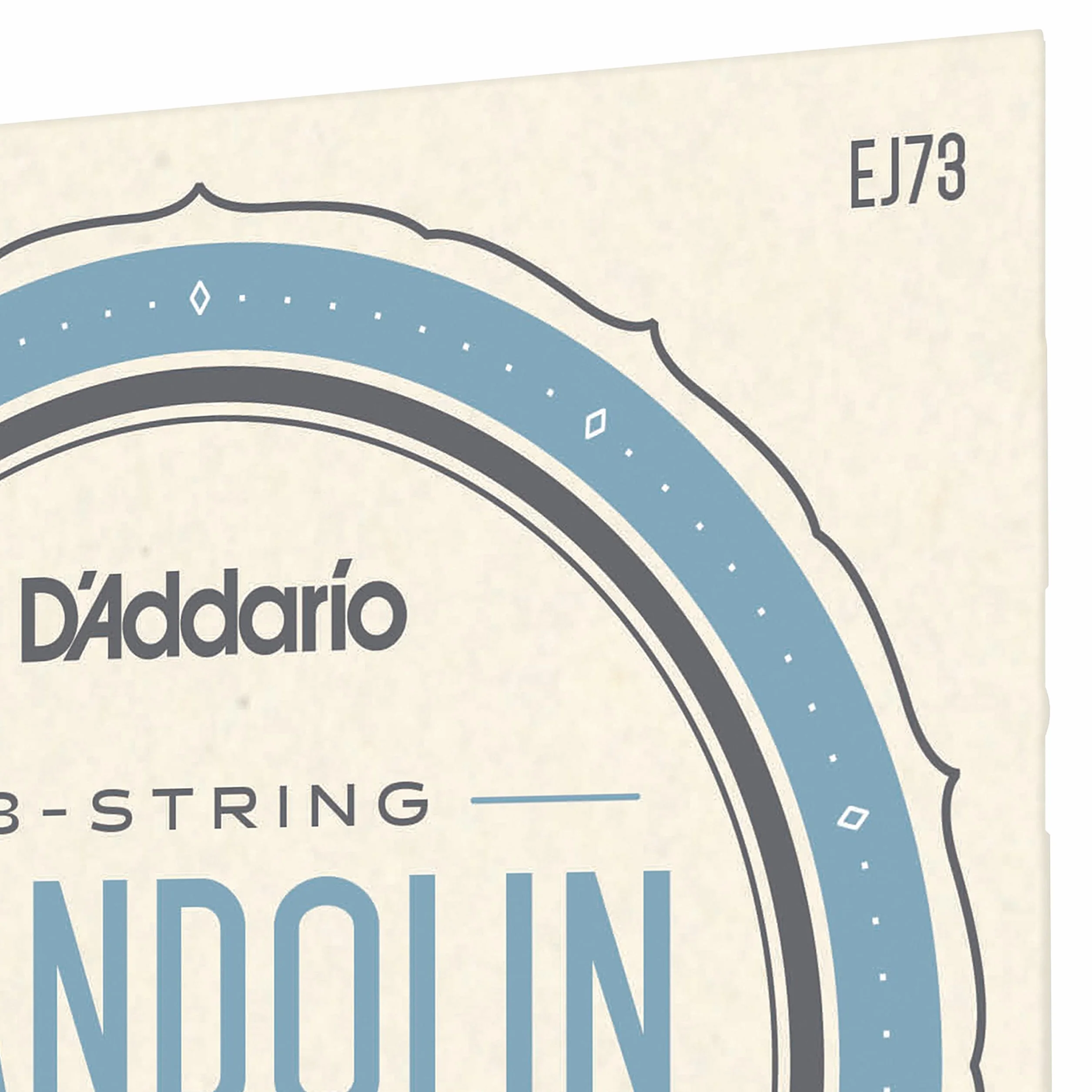 D'Addario Struny mandoliny - struny mandoliny - brąz fosforowy - do 8 strun mandoliny - ciepły, jasny, zrównoważony ton - EJ73 - lekki, 10-38