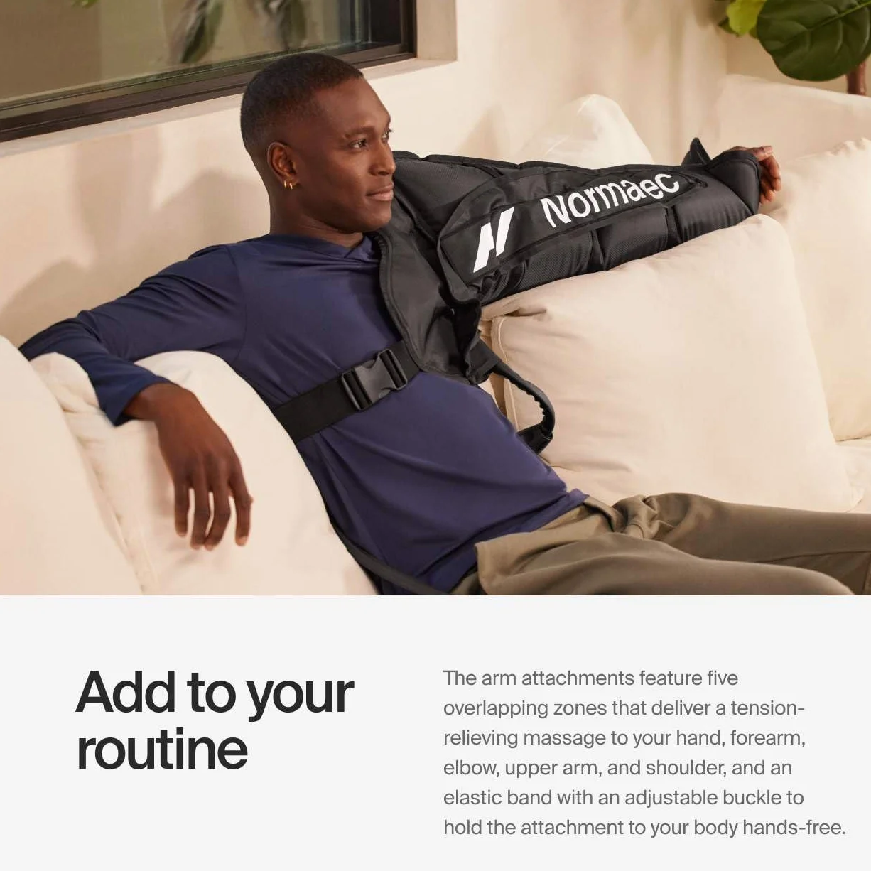 Normatec 3-ramienne mocowanie - para