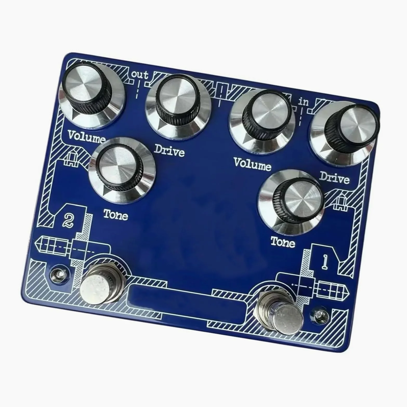 Efekty Gitarowe I Akcesoria Do Instrumentów Efekt Gitarowy Blue Guitar Z Efektem Overdrive Distortion