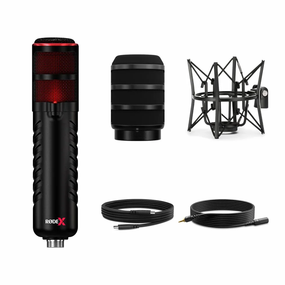 RØDE XDM-100 Profesjonalny mikrofon dynamiczny USB i wirtualne rozwiązanie miksujące dla streamerów i graczy