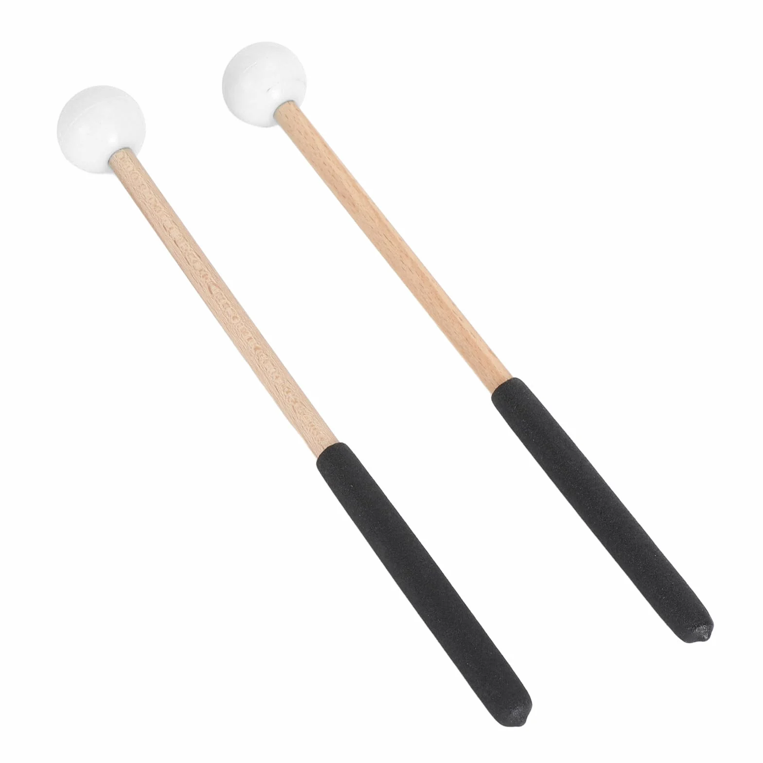 Generic Malet na perkusję, 1 para światło Wielofunkcyjne Zastosowanie Gumowego Ksylofonu Ksylofonu na Koncerty (WHITE)