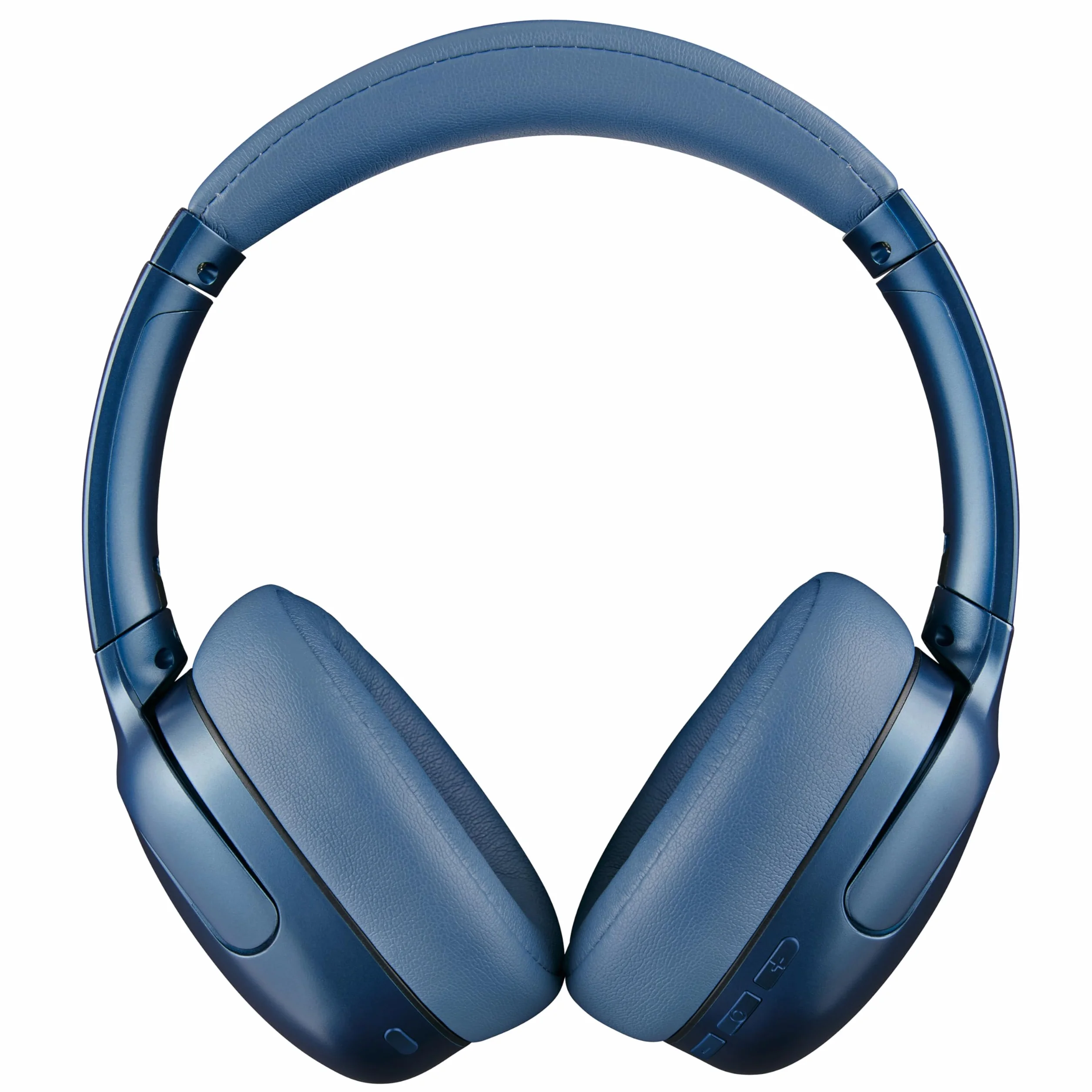 Intenso O400HA słuchawki nauszne – Hybrid Active Noise Cancelling, czas pracy do 75 godzin i Bluetooth 5.3, tryb muzyki, tryb przejrzystości i szybki czas ładowania, niebieskie