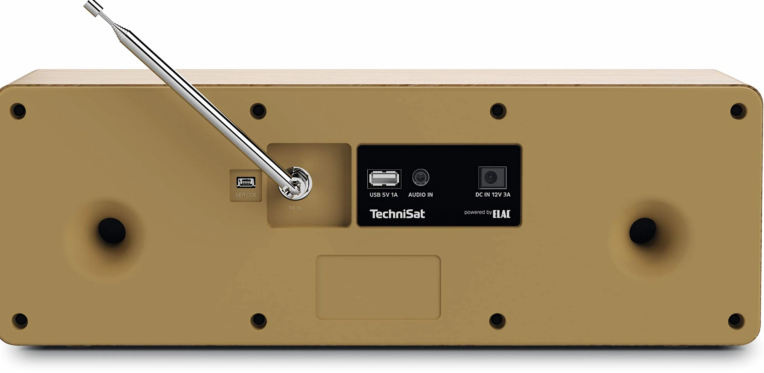 Technisat Digitradio 3 0003/3913 Radio, Brązowy/Czarny, 17 x 38 x 13 cm