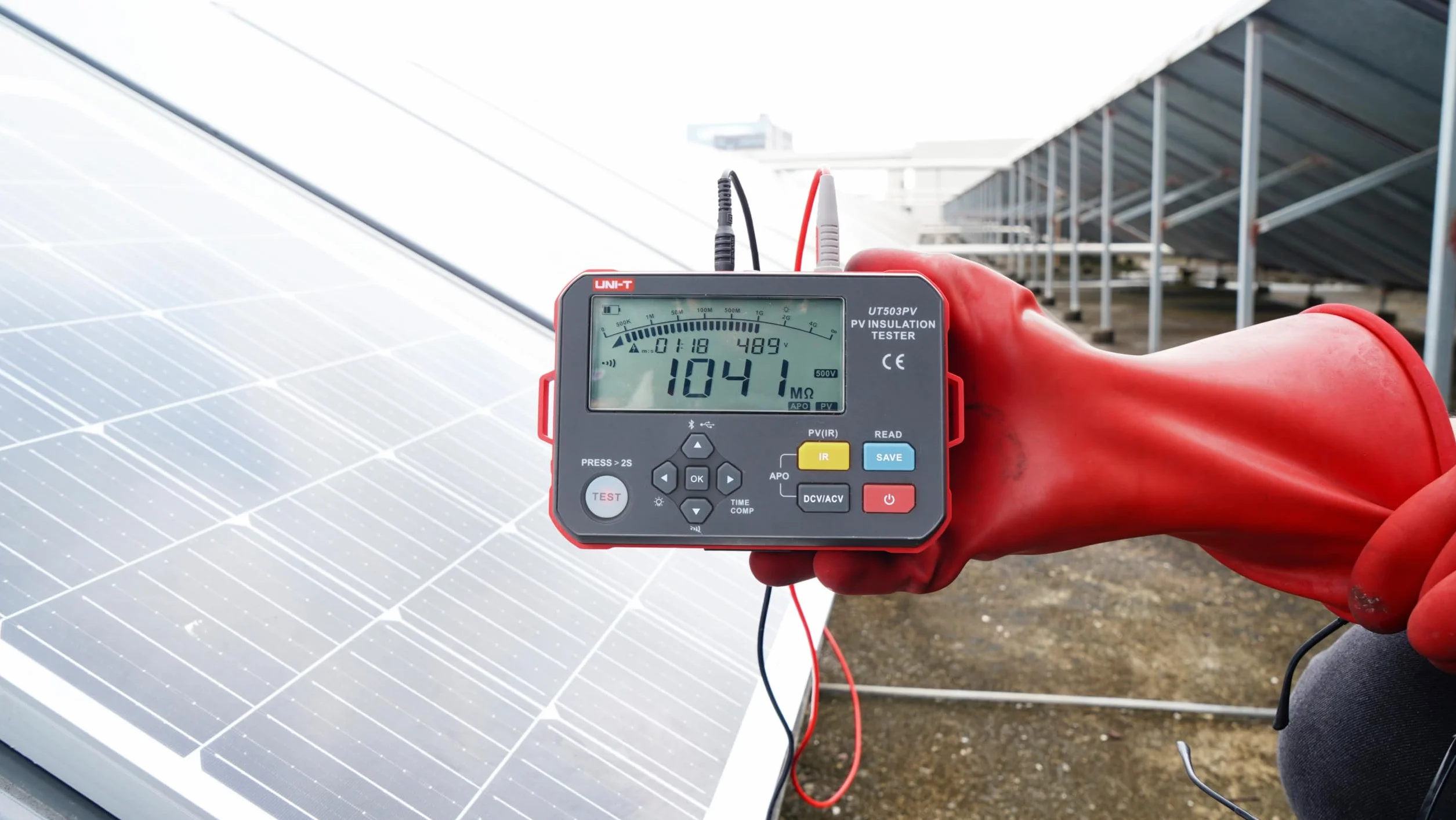 UNI-T Tester rezystancji izolacji PV UT503PV