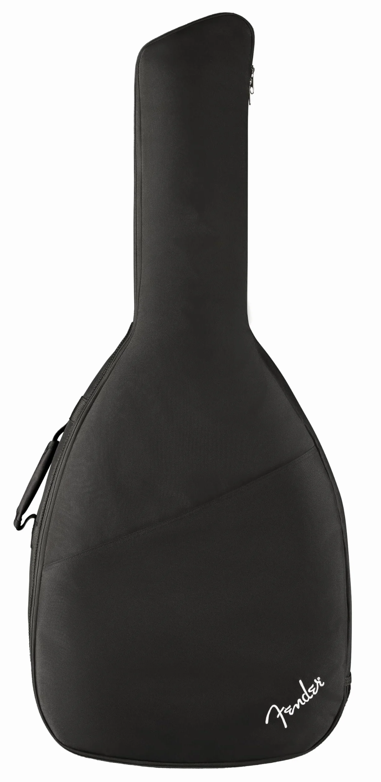 Fender Torba na gitarę akustyczną, wyściełane etui na gitarę z wygodnym dwuczęściowym uchwytem i ergonomicznymi paskami plecaka, czarna