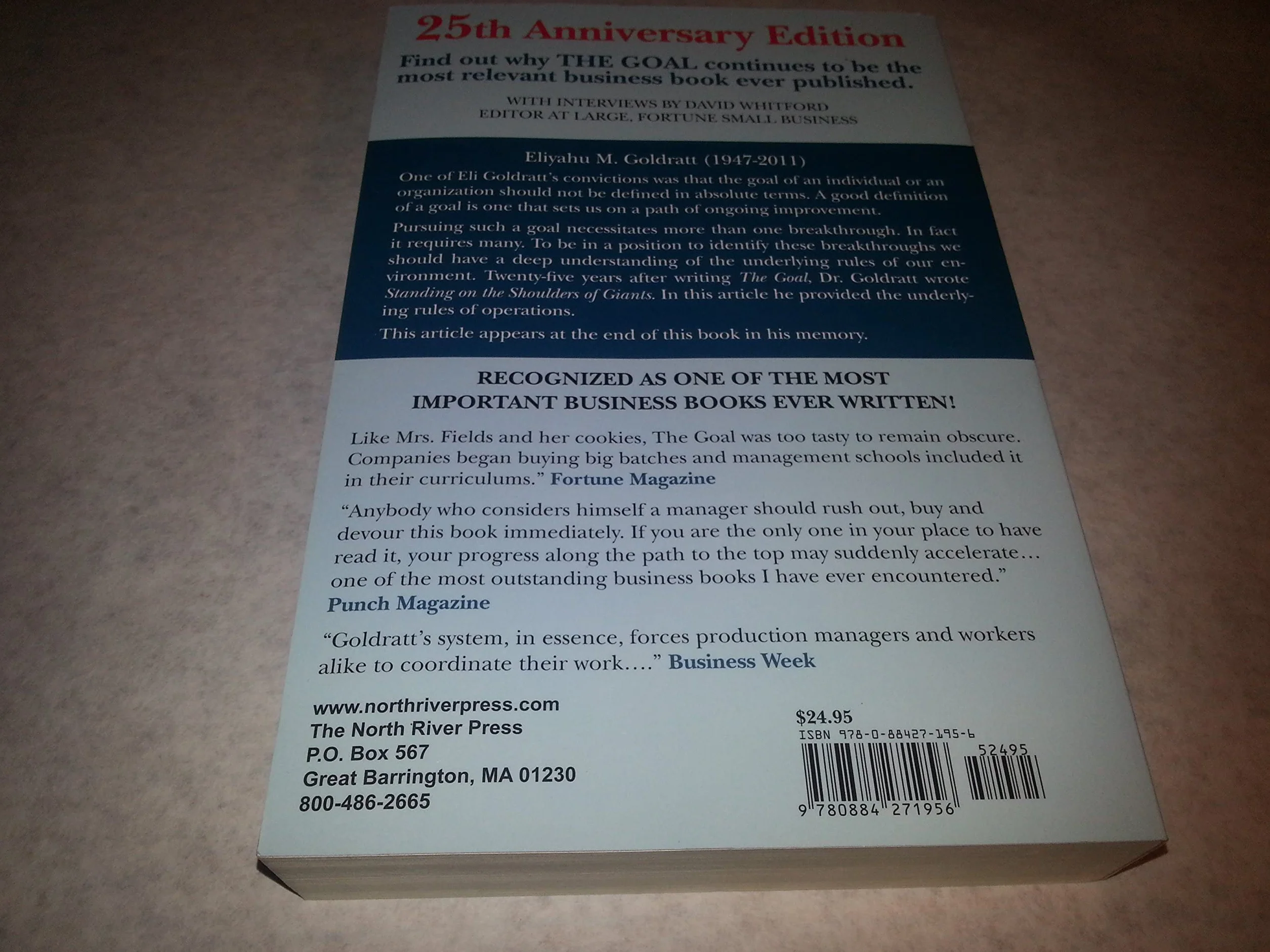 The Goal: 40th Anniversary Edition: A Process of Ongoing Improvement