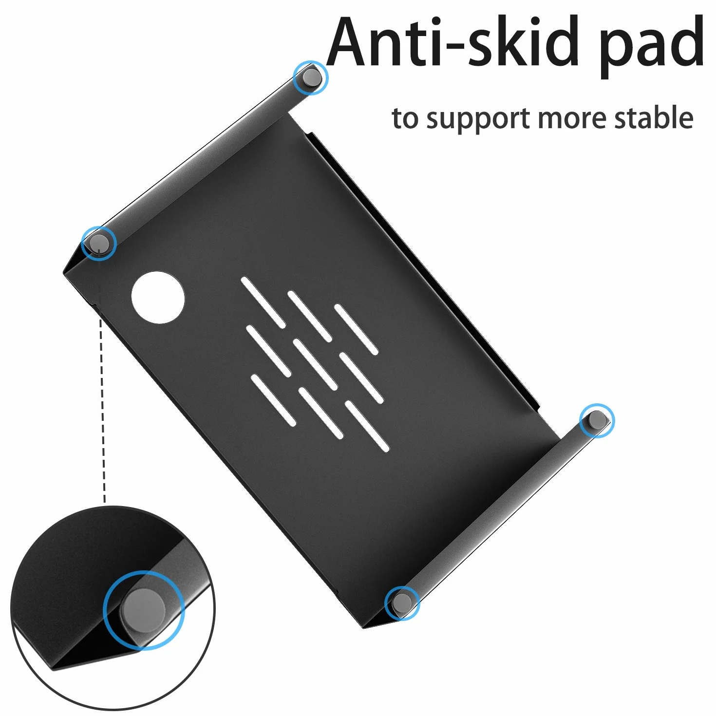 Newaner Stojak na monitor ze stali węglowej, stojak na biurko do komputera laptopa notebooka kompatybilny z monitorami 22-32 cali, w tym, do 30 kg