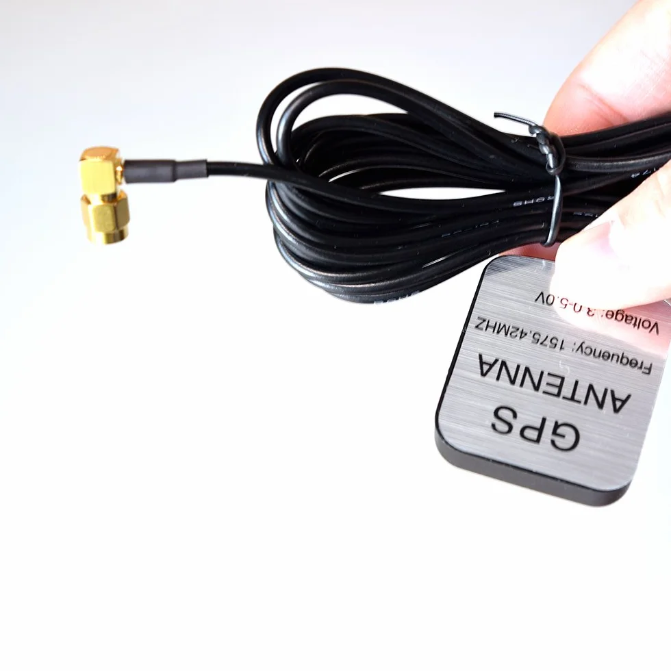 Cocar Aktywny kabel antenowy GPS, kątowa wtyczka męska SMA, do systemu nawigacji, 3 m, pozłacany