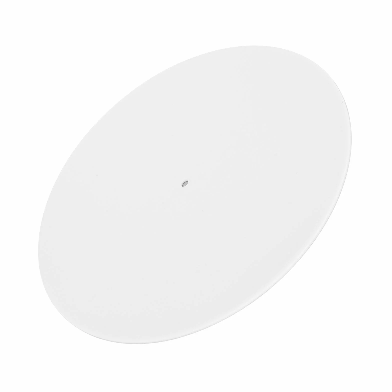Akrylowa Mata Pod Gramofon, Wymienna Akrylowa Mata Antypoślizgowa do Gramofonu 12 Cali, Antystatyczna Mata Antystatyczna, Uniwersalna Mata Antypoślizgowa Pod Gramofon (WHITE)