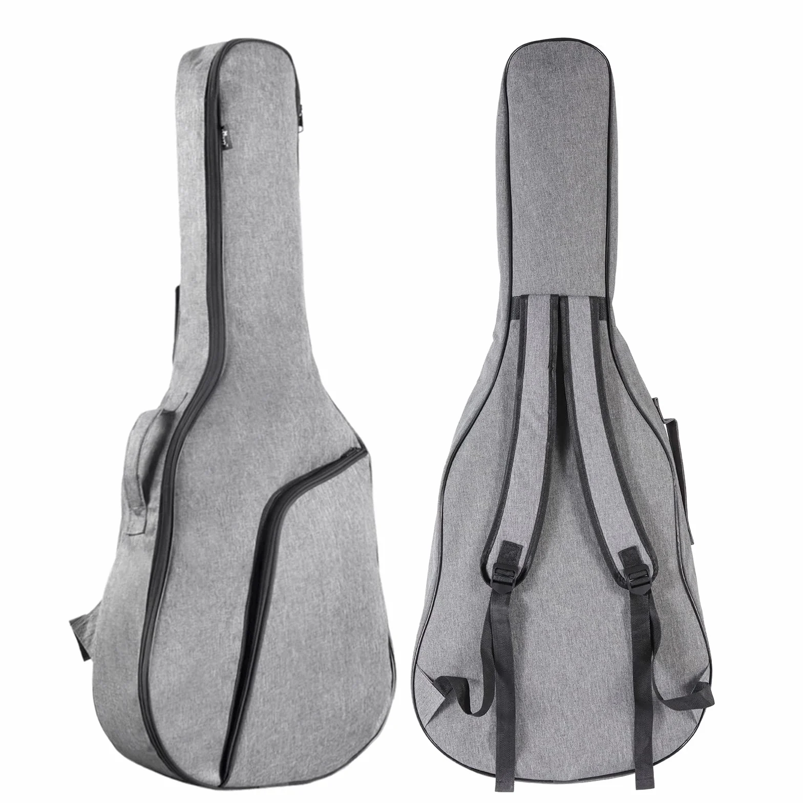 Winzz gitara akustyczna dla dzieci 3/4, gitara Western, Czarno-szary, 36”, zestaw dla początkujących