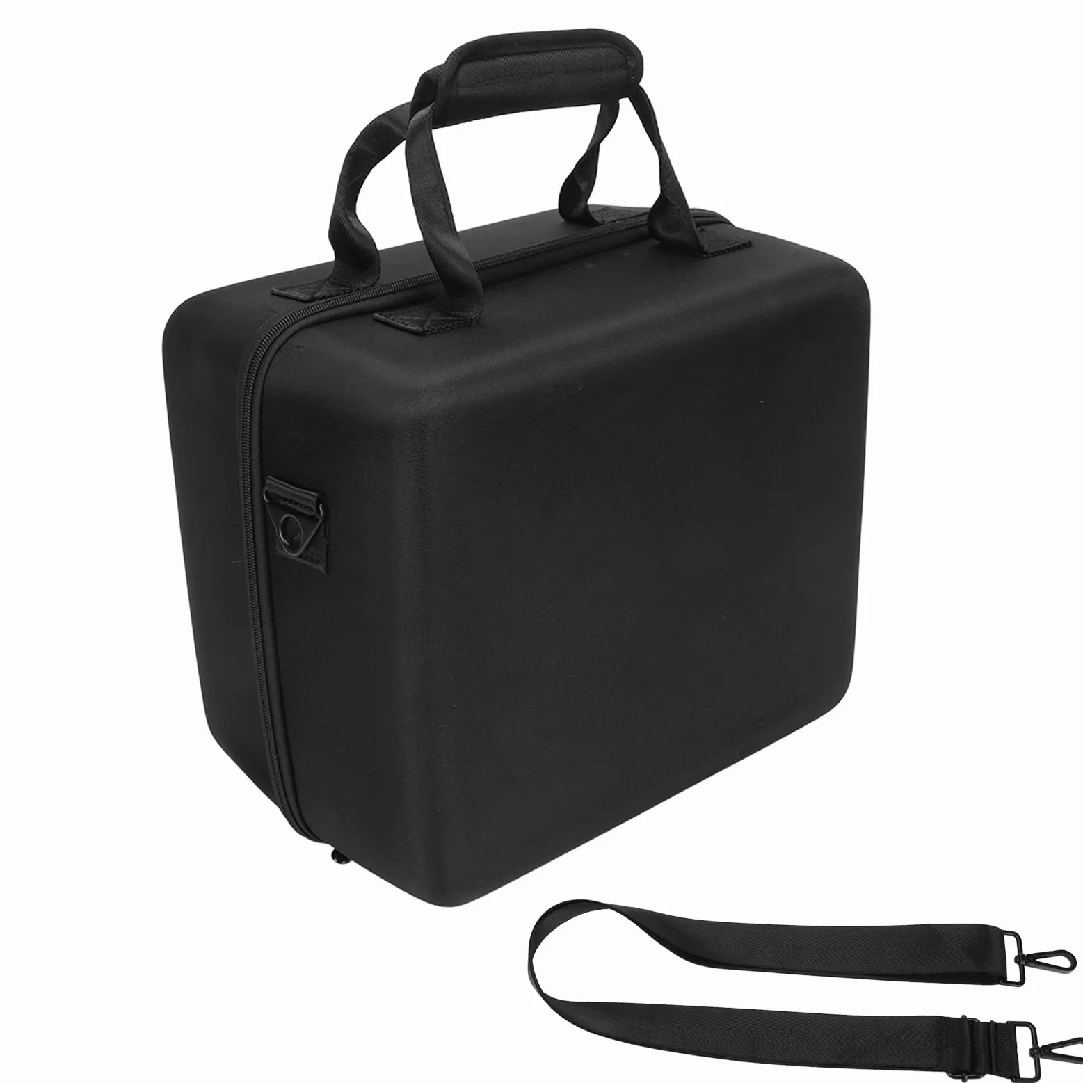 Twardy futerał na głośnik Bluetooth Wytrzymały futerał podróżny do głośnika S1 PRO Osłona ochronna z uchwytem i paskiem Czarna 36x30x24cm