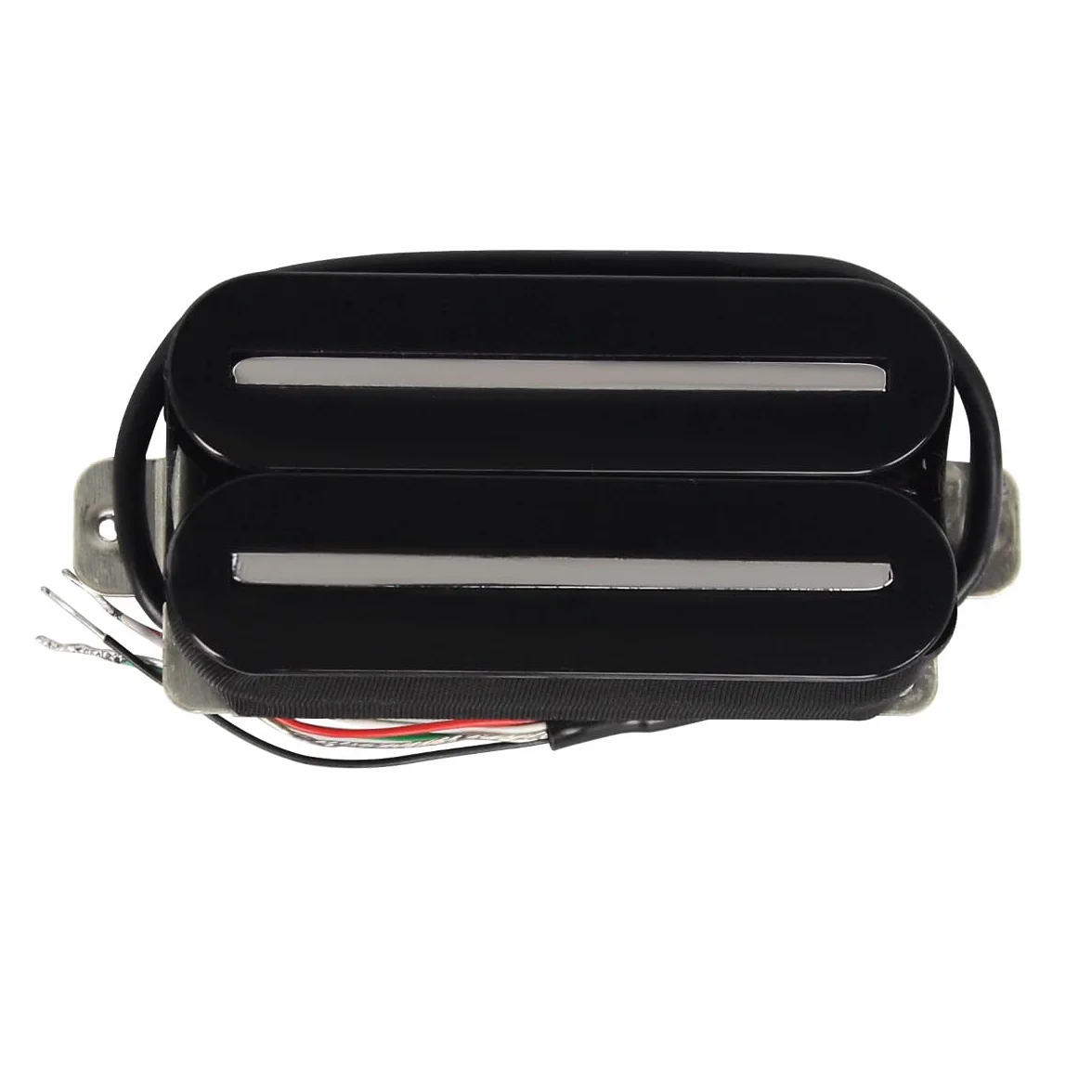 FLEOR High Output Pickup Dual Hot Rail Humbucker przetworniki 14-15K Bridge Pickup Ceramiczny przetwornik do gitary elektrycznej Humbucker, czarny