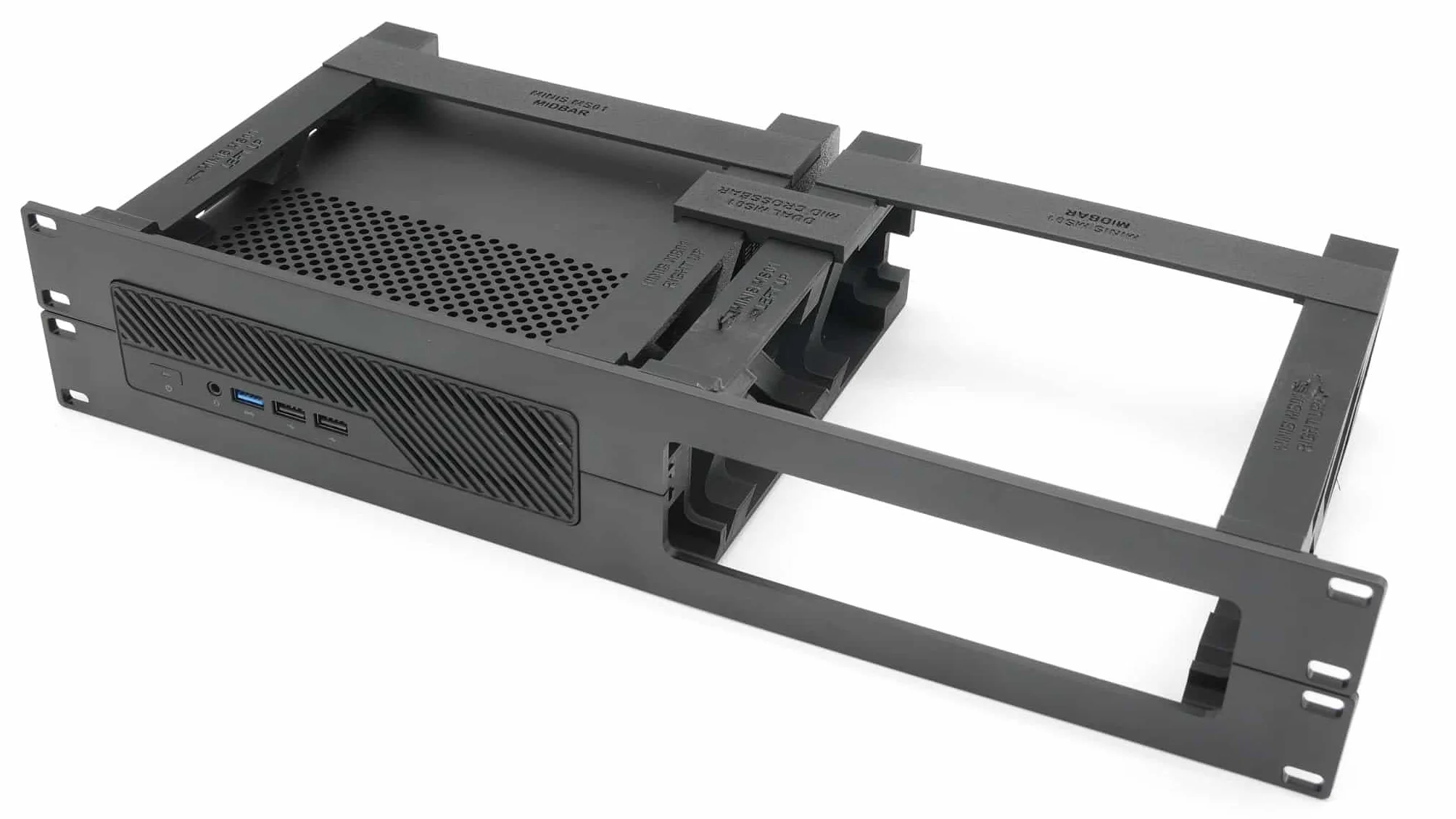 MiniSforum MS-01 Uchwyt do stojaka 48.3 cm 2U Dual-Mount