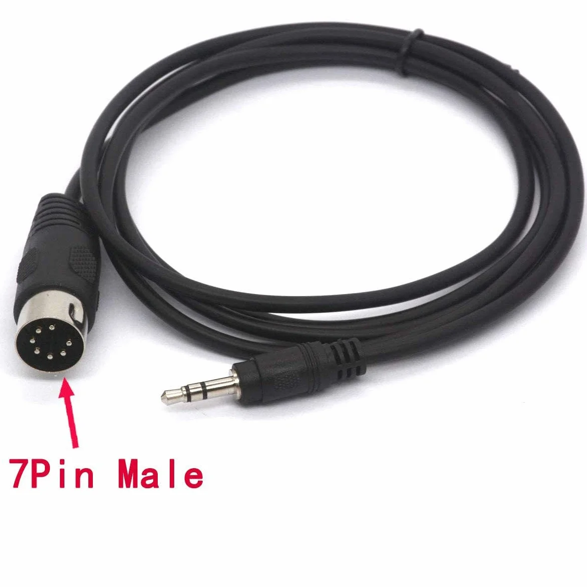 Kabel DIN Midi 7-pinowy do stereo 3,5 mm, do iPoda, iPhone'a, MP3 do Naim, stereo Quad (1 m)
