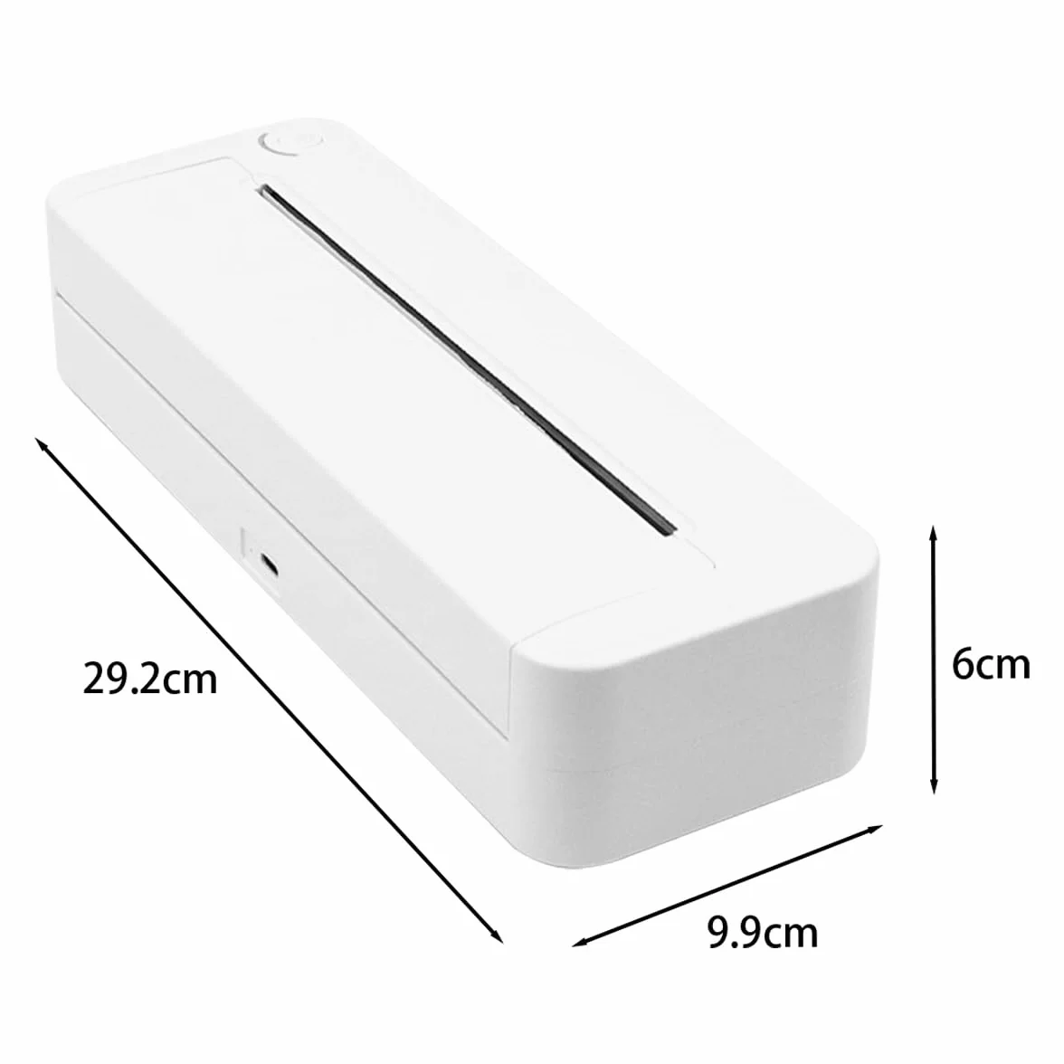 Biała drukarka termiczna bezprzewodowa przenośna drukarka dla Androida i iOS do papieru termicznego A4/4/3/2