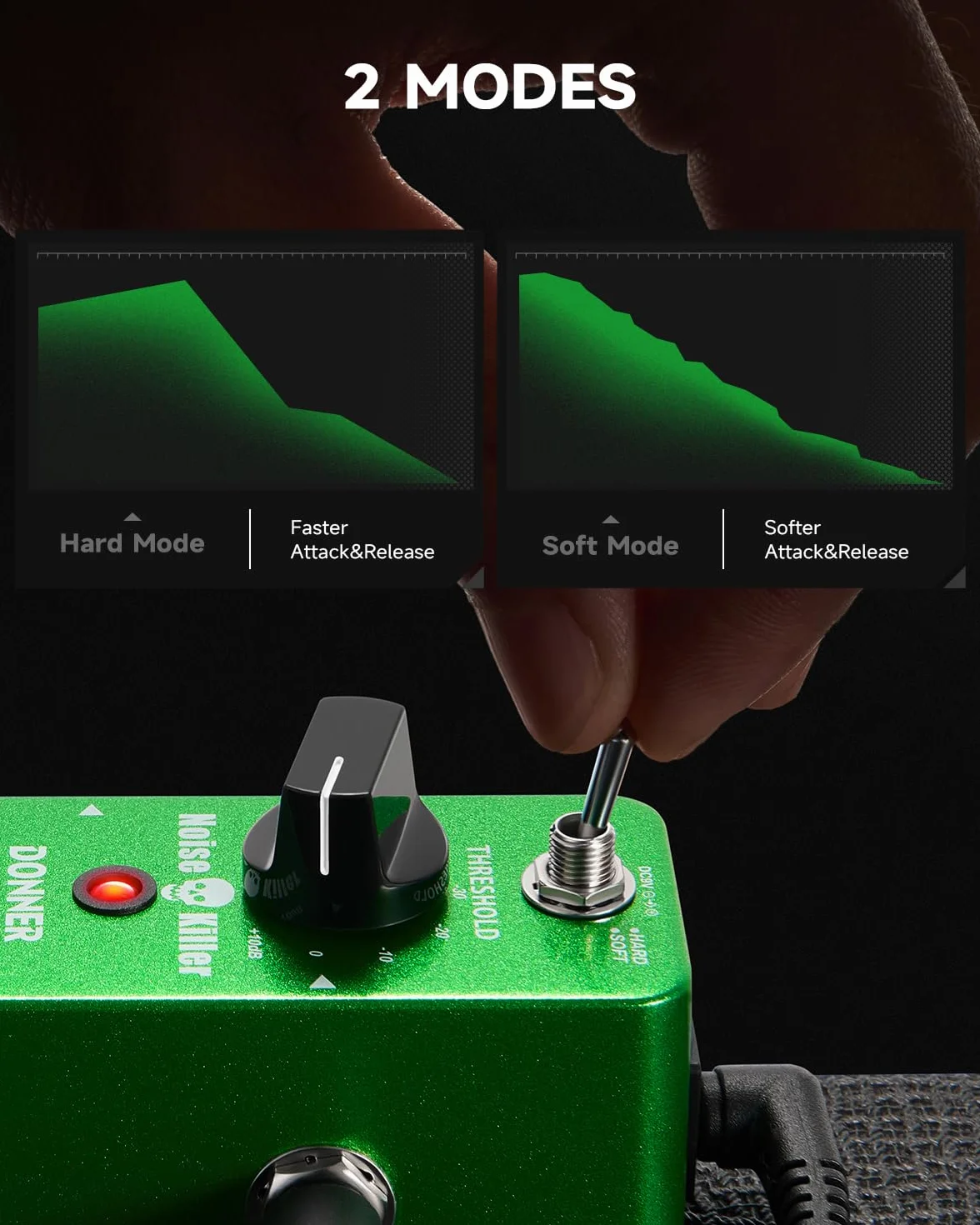 Donner Noise Killer Noise Gate gitara, efektów 2 tryby True Bypass