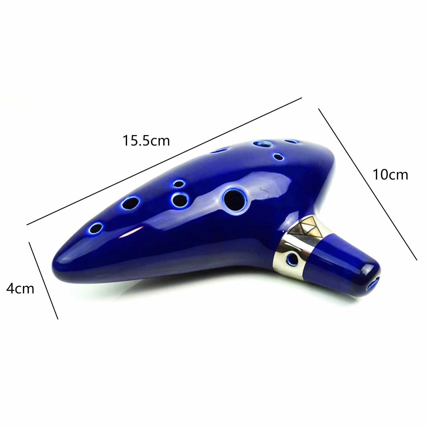 GERUI Zelda Ocarina, 12 utworów, legenda Zelda z czasów, Alto C Triforce Link-Cosplay ceramiczna replika