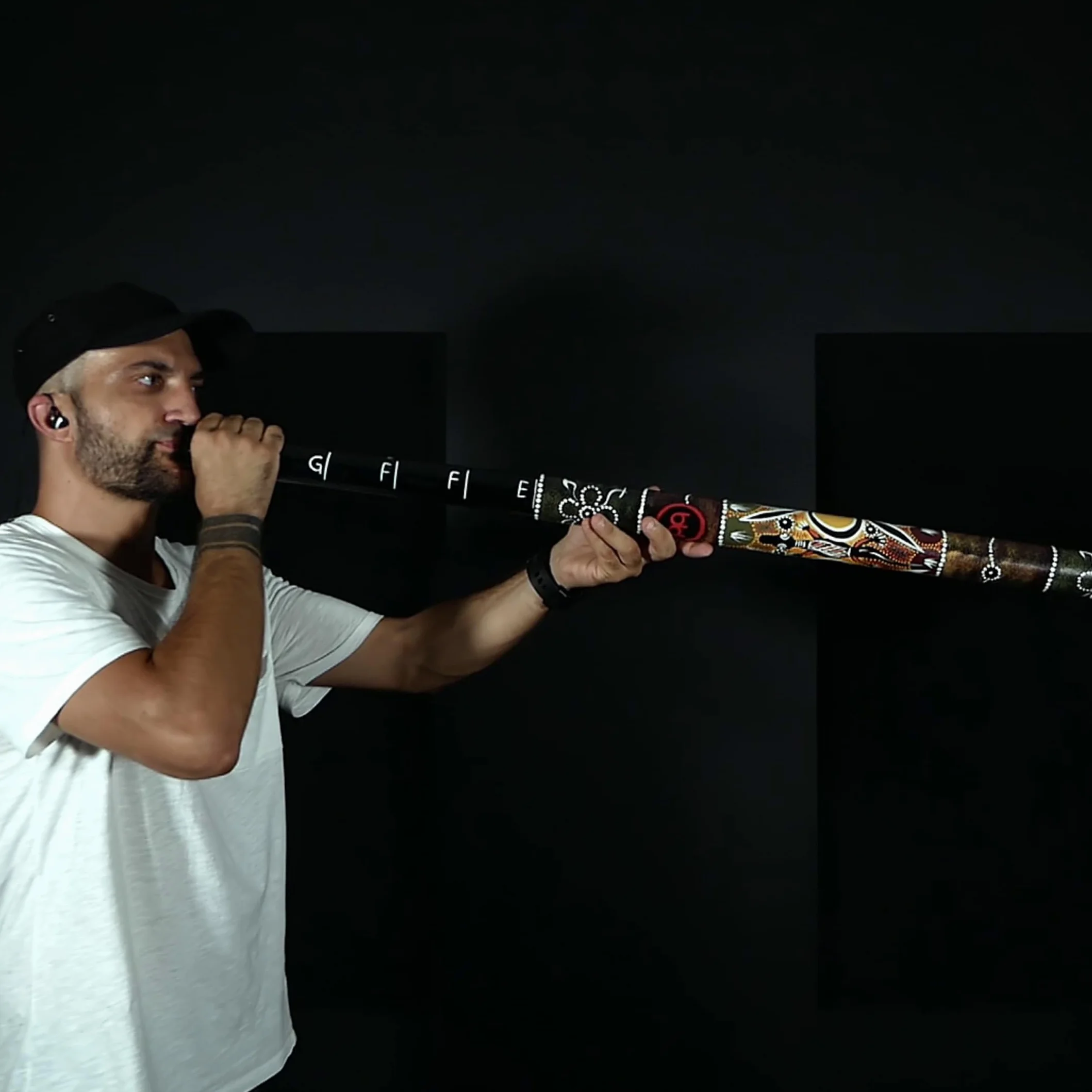 Meinl Didgeridoo TSDDG1-BK, Trombone 36" - 62", Fiberglass