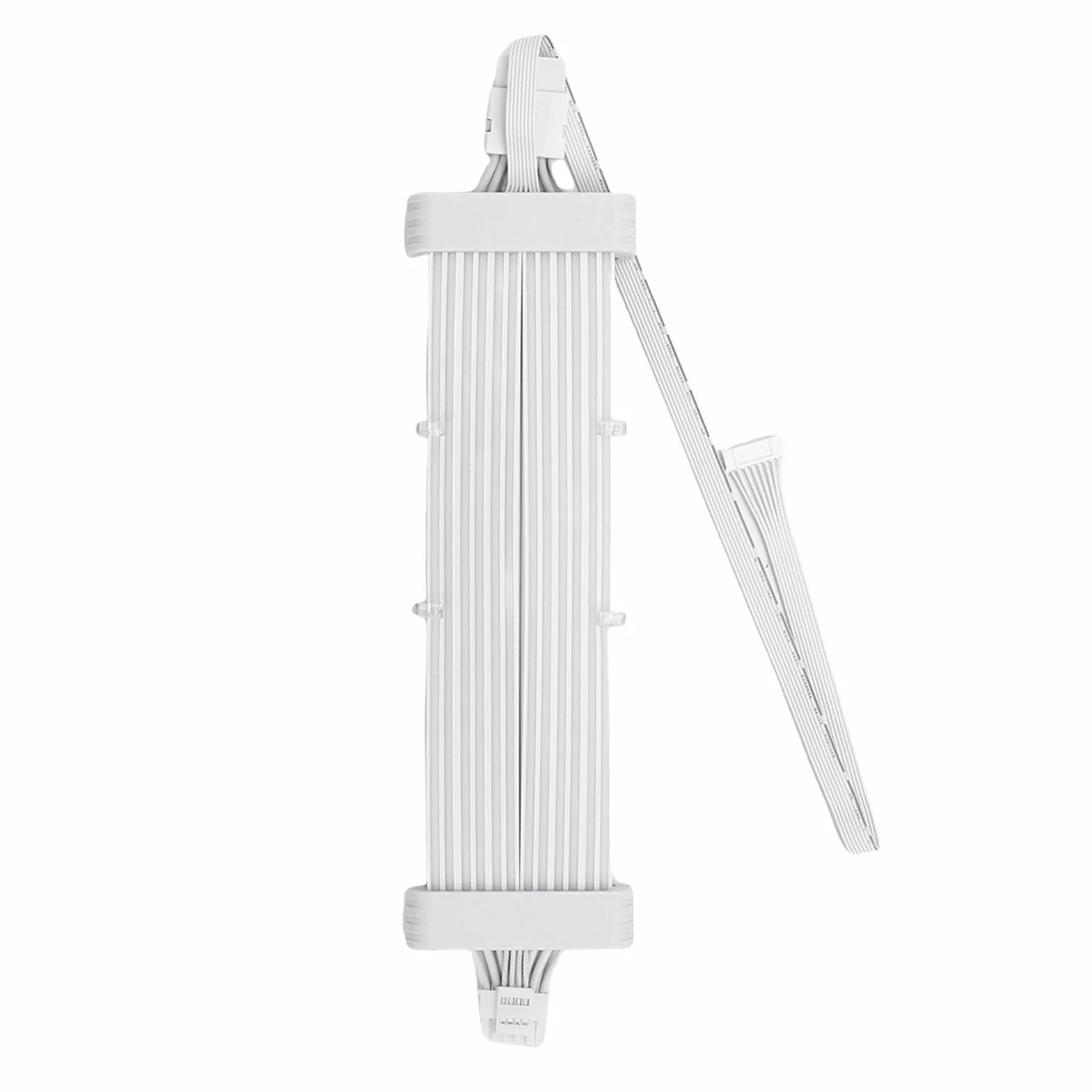 Acouto Kabel Zasilacza ARGB 5V Taśmy LED do Komputera PC Przedłużacz Zasilacza Płyty Głównej Linia Neonowa Dekoracja Obudowy Komputera GPU-16 Biały Kontroler SK3 Biały Używany Obudowa Paska H Kabel