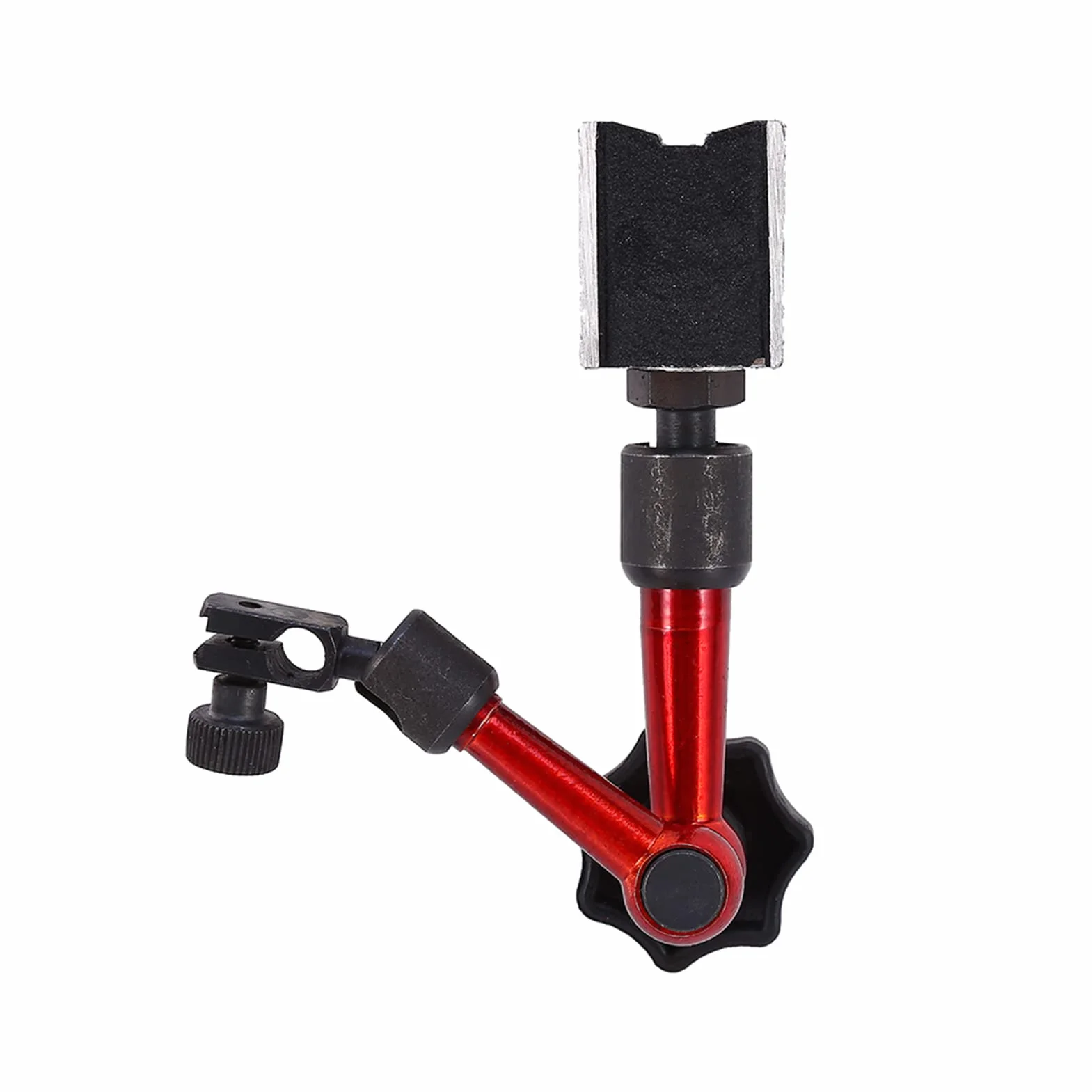 Uchwyt Czujnika Zegarowego, Czujnik Zegarowy z podstawą magnetyczną 13 * 7 * 3cm Profesjonalny Mini Uchwyt Magnetyczny do Miernika Cyfrowego ze Stojakiem