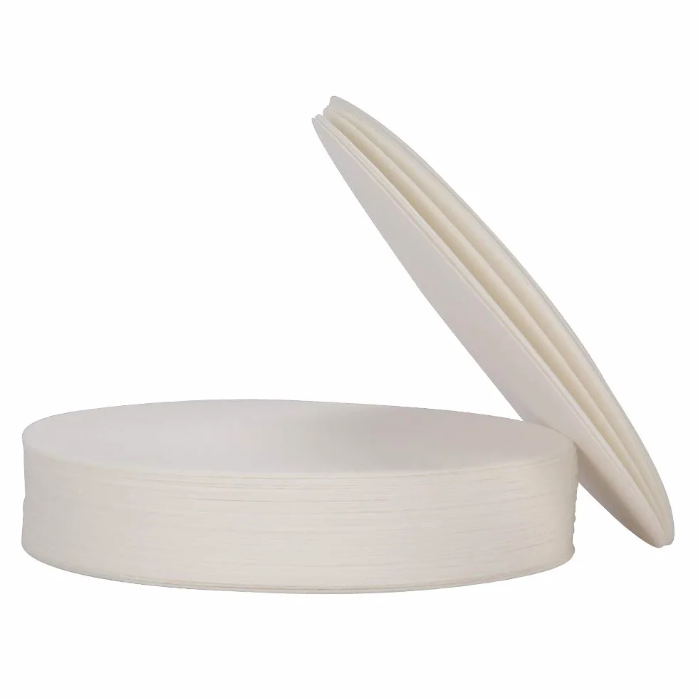 Labasics Wysokiej jakości rolki papieru filtracyjnego, średnica 110 mm papier filtrujący z celulozą o średniej prędkości filtrowania 15-20 mikronów, 100 sztuk
