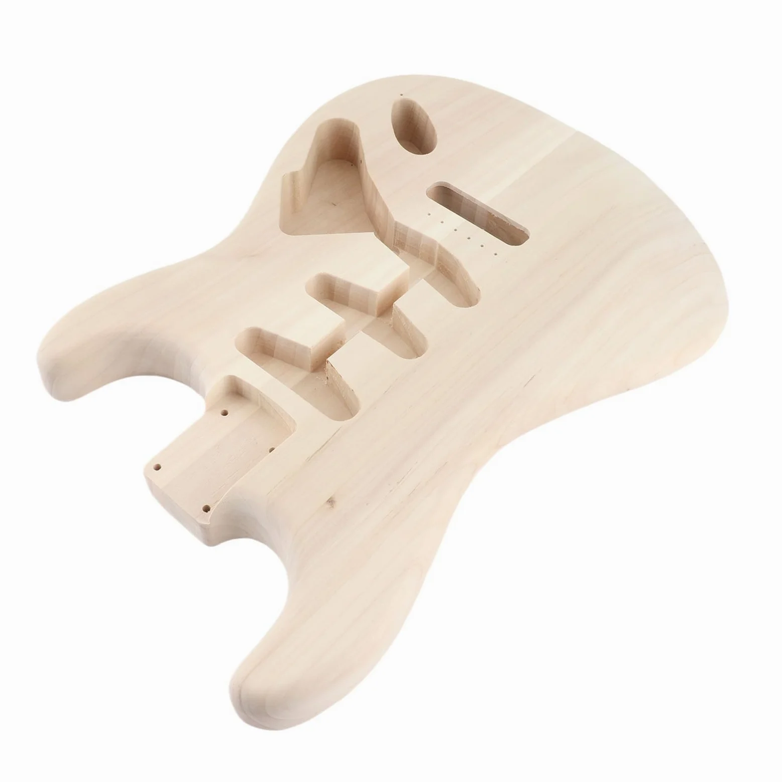 Jeffergarden Wykonany z Drewna Orzechowego Korpus Gitary Elektrycznej, Niedokończony, Konfigurowalny Projekt, Płynny Wygląd Części do Gitary, Zestaw Gitarowy, Akustyczny Mini Wzmacniacz