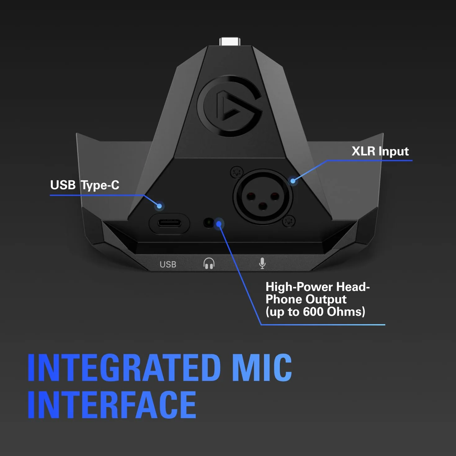 Elgato XLR Dock MK.2 - Interfejs audio do Stream Deck +, wzmocnienie 80dB, zasilanie Phantom, Clipguard 2.0, efekty DSP, USB-C, współpracuje z dowolnym mikrofonem XLR