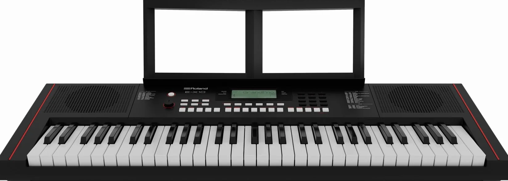 Klawiatura Roland E-X10 | 61-klawiszowe pianino idealne dla początkujących i do nauki | 600+ brzmień | System głośników stereo | 140 wbudowanych utworów | Sterowanie MIDI przez port USB