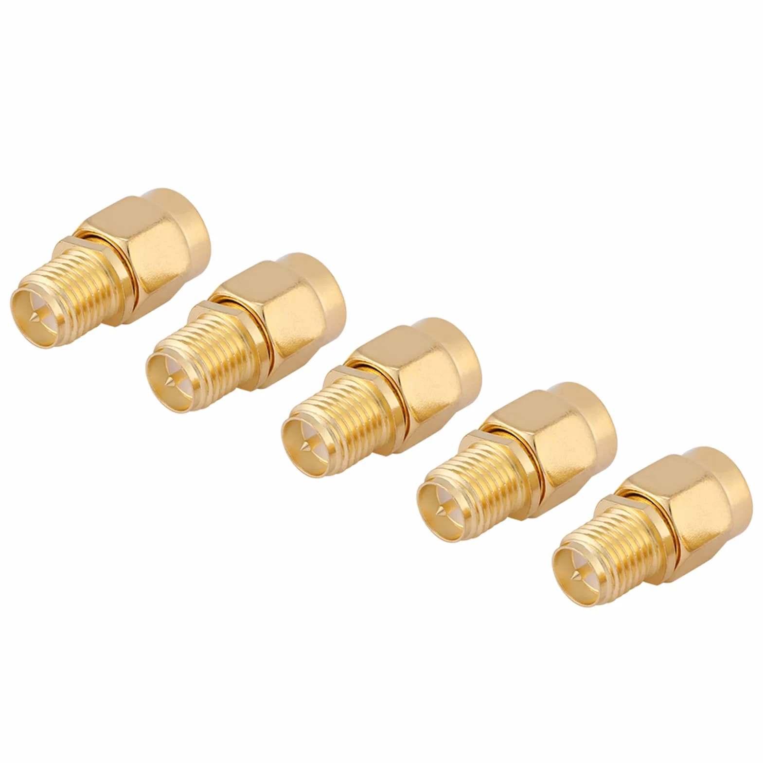 5 sztuk terminatorów koncentrycznych SMA Plug to RP-SMA RF 50ohm Coaxial Plug Adapter Set