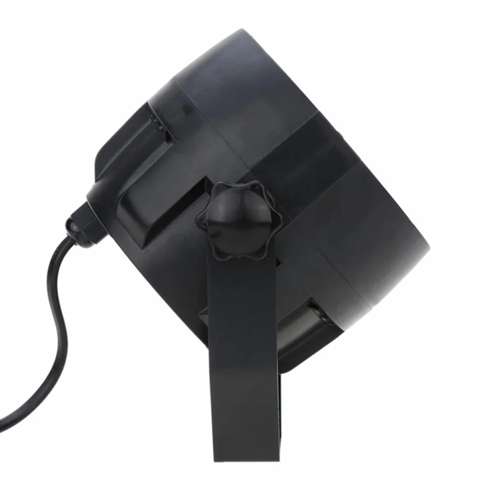 Btuty Lampa sceniczna LED Projektor RGBW 12 sztuk LED Aktywowane dźwiękiem Auto Disco Light DMX512 W dla klubu weselnego DJ Party Pub KTV, zestaw 4 świateł
