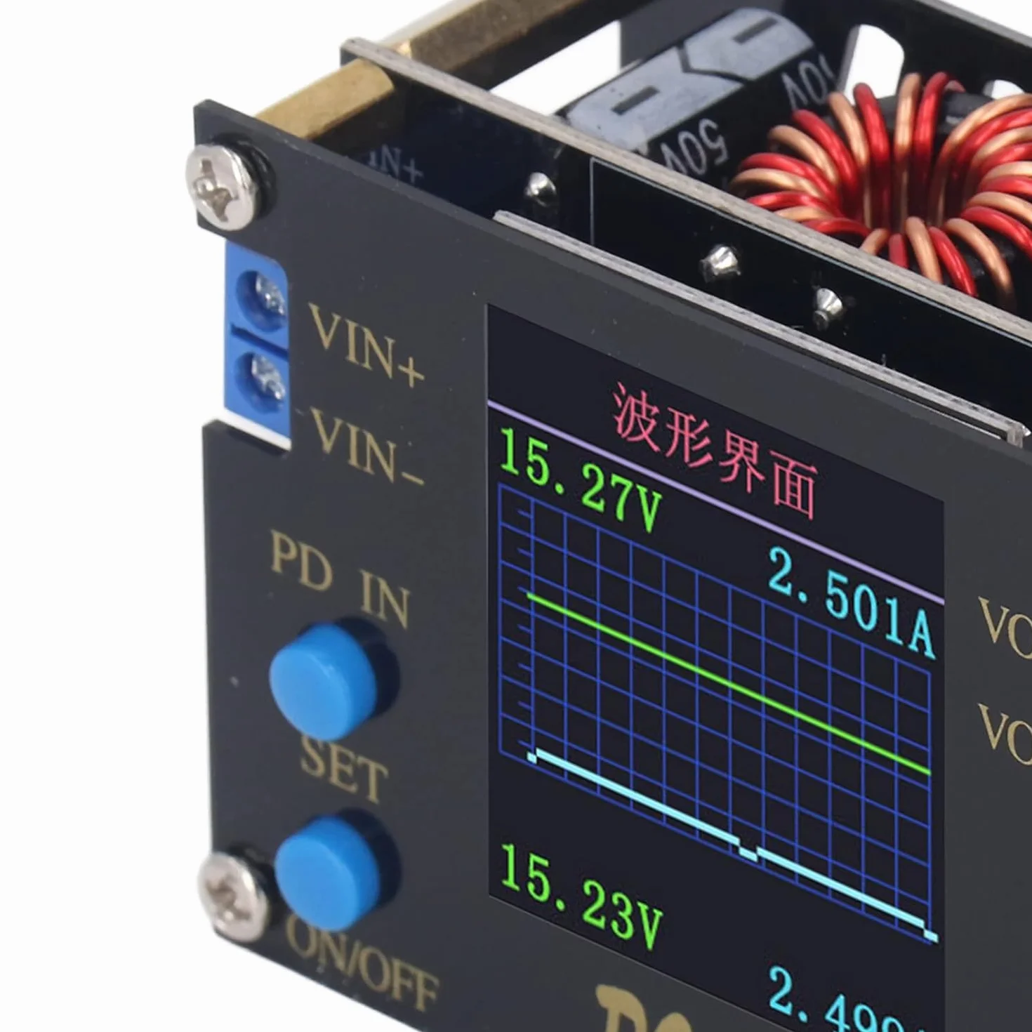 FNIRSI DC DC Automatyczny konwerter 3A 35W Moduł zasilania CC CV
