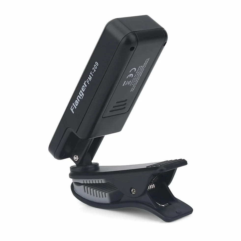 FMT-209 Clip-On cyfrowy tuner LCD do gitary chromatycznej basowej ukulele skrzypce