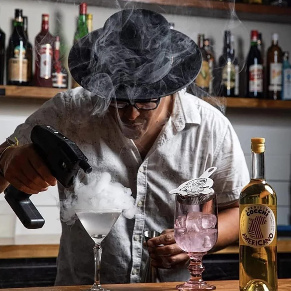 Elektryczna Wędzarnia Koktajli, Przenośny Pistolet Do Wędzenia Na Zimno, Bubble Cocktail, Infuzowane Napoje