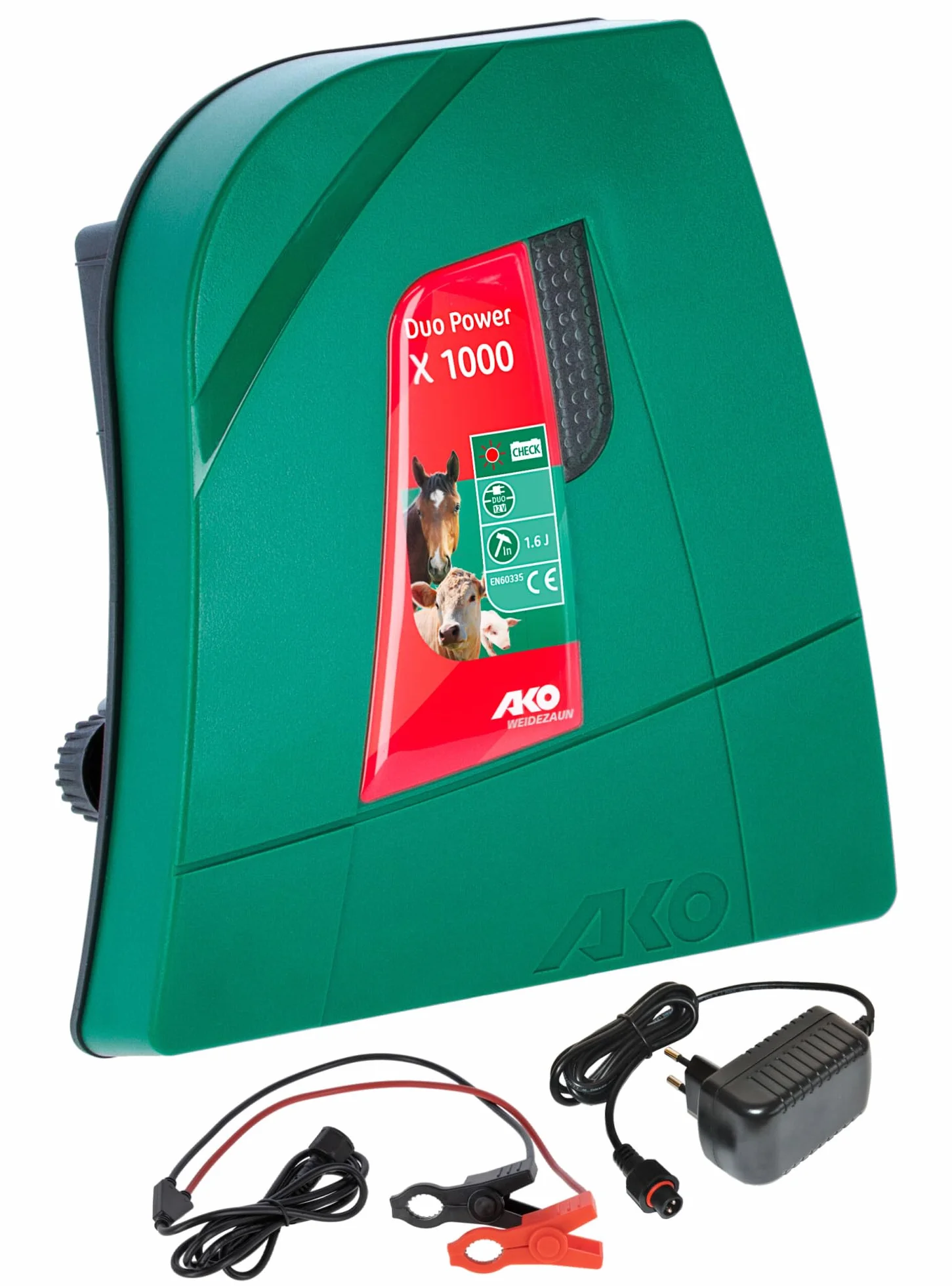 Kerbl AKO Duo Power X 1000 12/230 V Duo urządzenie do ogrodzeń pastwiskowych