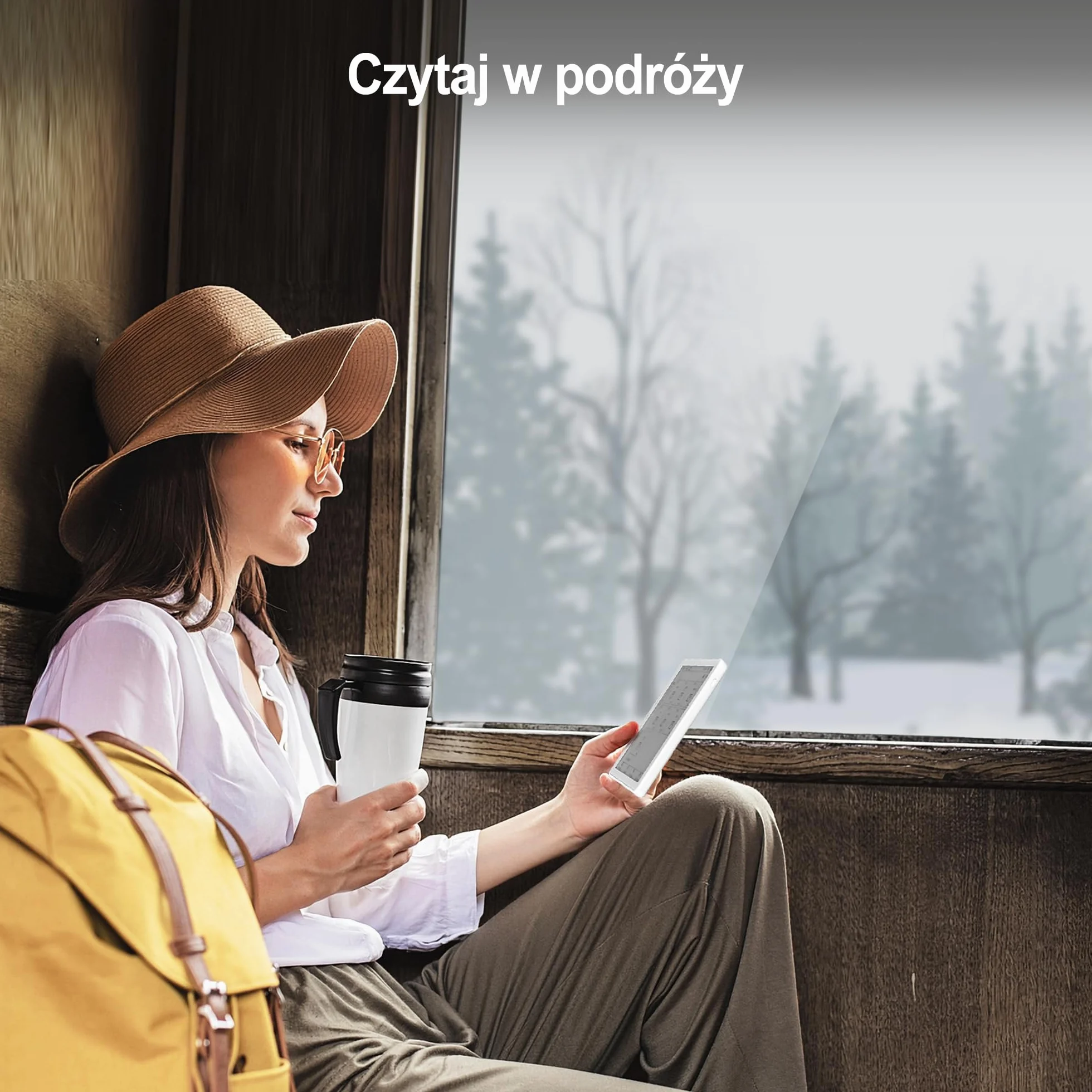 Veidoo 5.8 Cala Czytnik Książek Elektronicznych, Ekran Dotykowy HD, Technologia Carta E-Ink, 32GB ROM, WiFi, Długa Żywotność Baterii (Biały)