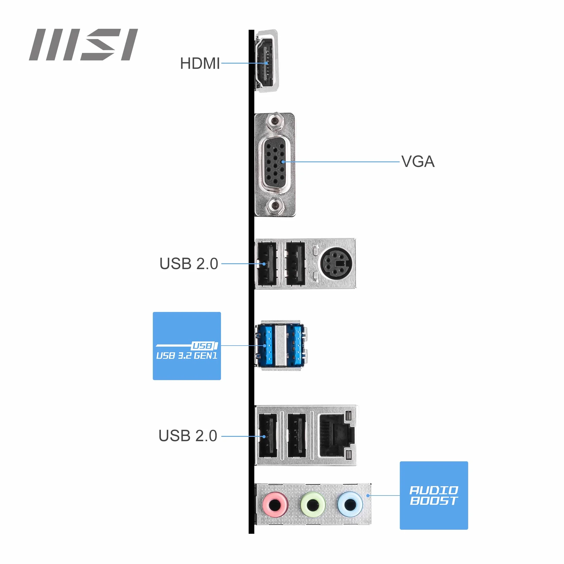 MSI PRO H610M-E płyta główna DDR4, Micro-ATX, obsługuje procesory Intel 12. generacji, LGA 1700-2 x DIMM (3200 MHz), 1 x gniazdo PCIe 4.0 x16, 1 x M.2 Gen3, USB 3.2 Gen1, 1G LAN, HDMI 1.4 i VGA